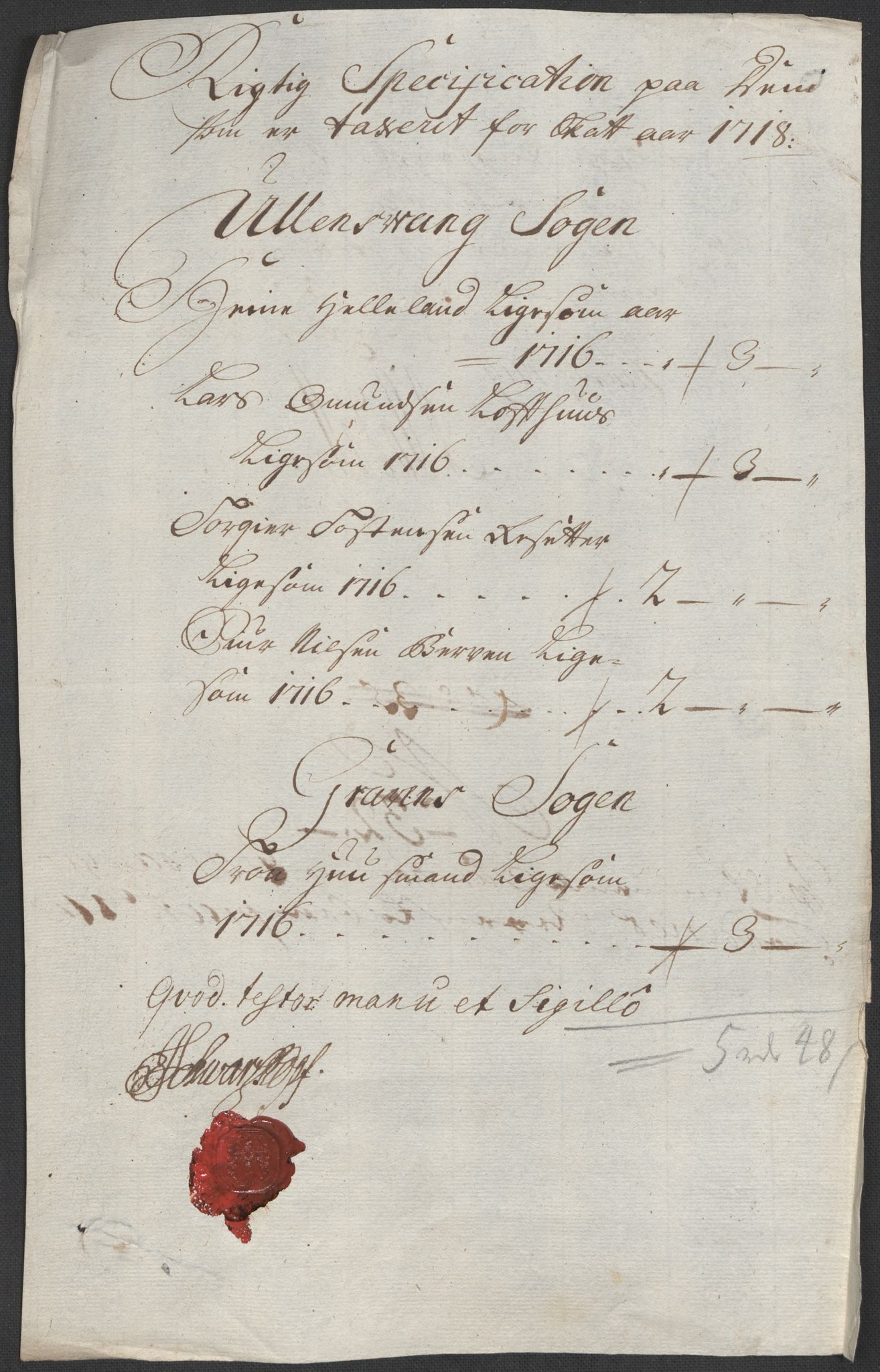 Rentekammeret inntil 1814, Reviderte regnskaper, Fogderegnskap, AV/RA-EA-4092/R48/L2995: Fogderegnskap Sunnhordland og Hardanger, 1718, s. 178