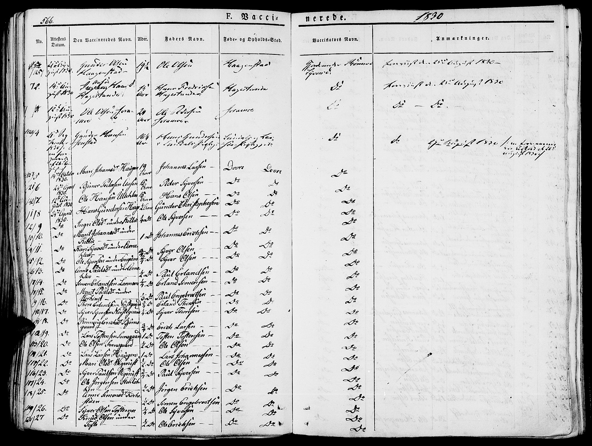 Lesja prestekontor, AV/SAH-PREST-068/H/Ha/Haa/L0005: Ministerialbok nr. 5, 1830-1842, s. 566