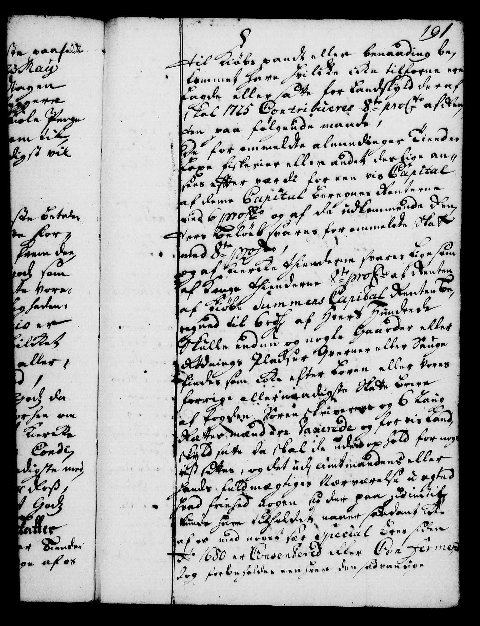 Rentekammeret, Kammerkanselliet, AV/RA-EA-3111/G/Gg/Gga/L0002: Norsk ekspedisjonsprotokoll med register (merket RK 53.2), 1723-1727, s. 191