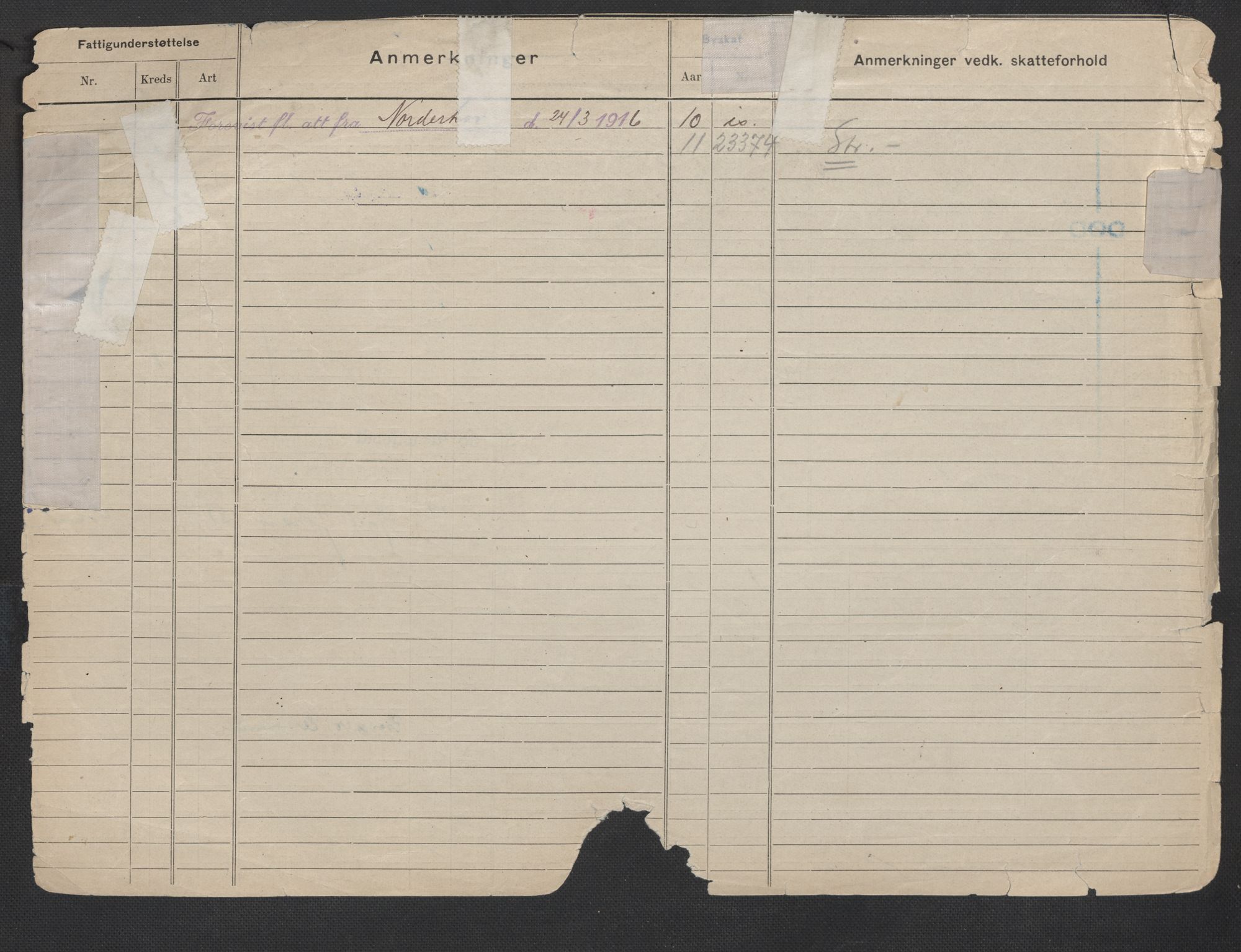 Oslo folkeregister, Registerkort, SAO/A-11715/F/Fa/Fac/L0016: Kvinner, 1906-1914, s. 1075a
