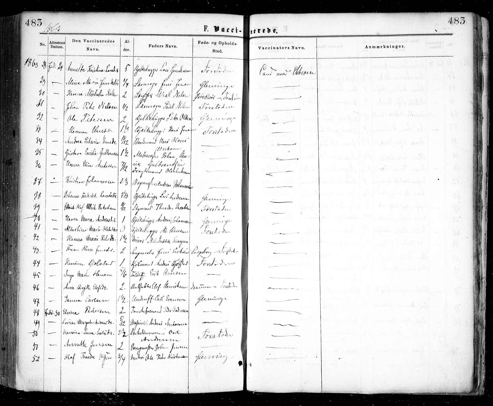 Glemmen prestekontor Kirkebøker, AV/SAO-A-10908/F/Fa/L0008: Ministerialbok nr. 8, 1862-1871, s. 483