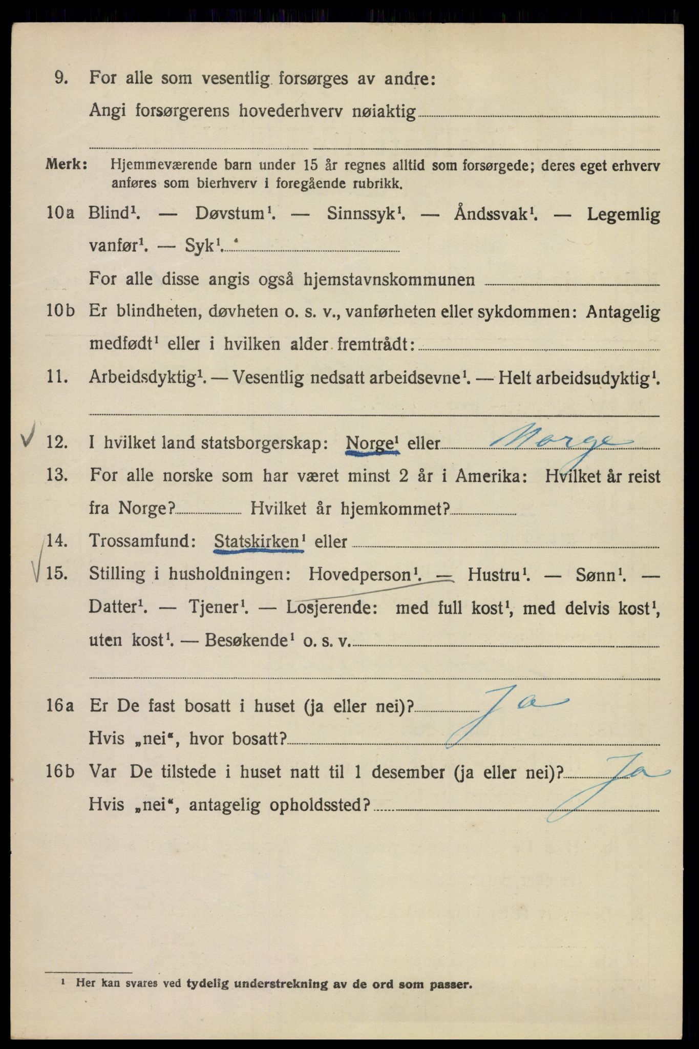 SAO, Folketelling 1920 for 0301 Kristiania kjøpstad, 1920, s. 537950