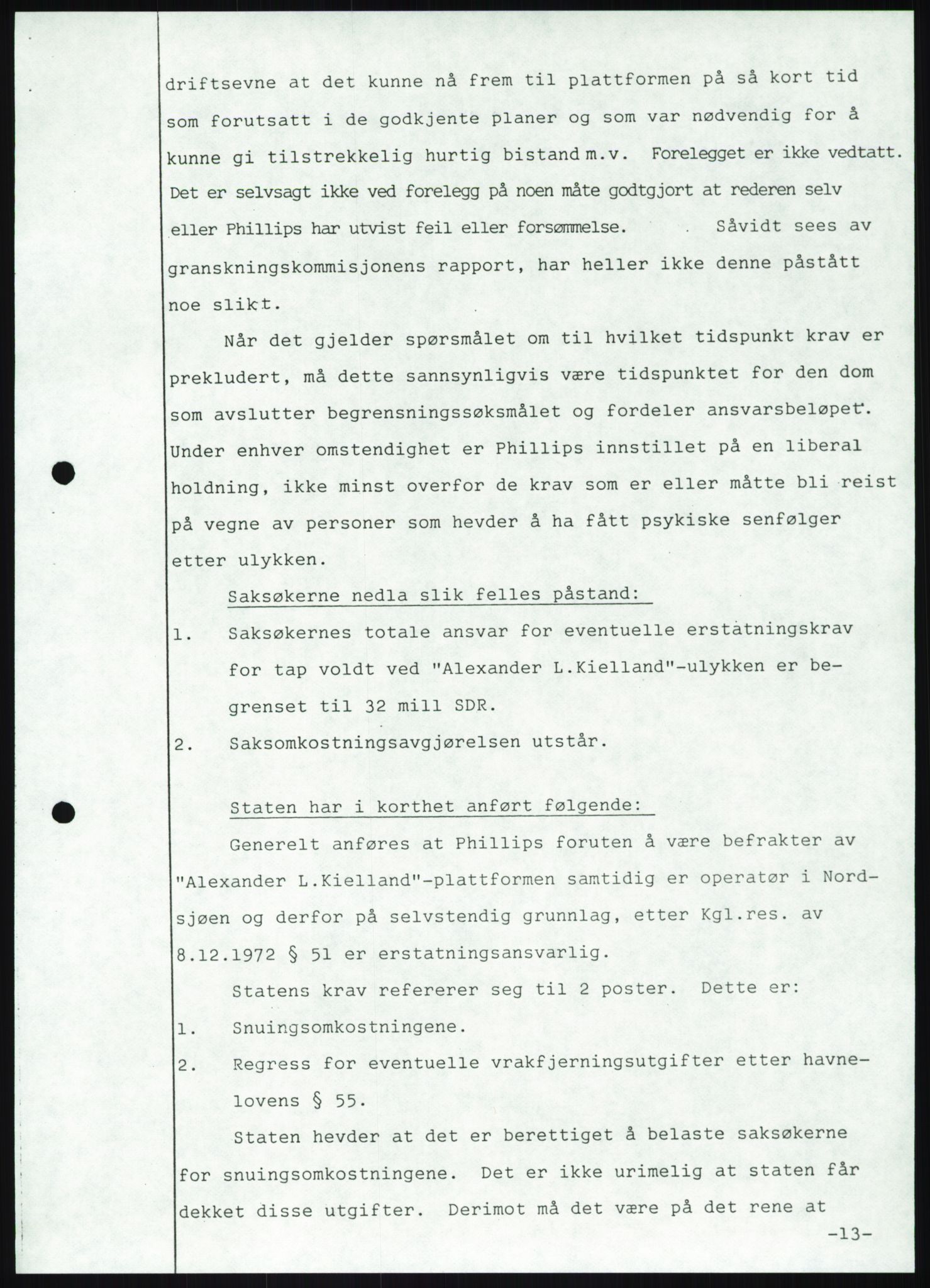 Pa 1503 - Stavanger Drilling AS, AV/SAST-A-101906/A/Ab/Abc/L0009: Styrekorrespondanse Stavanger Drilling II A/S, 1981-1983, s. 548