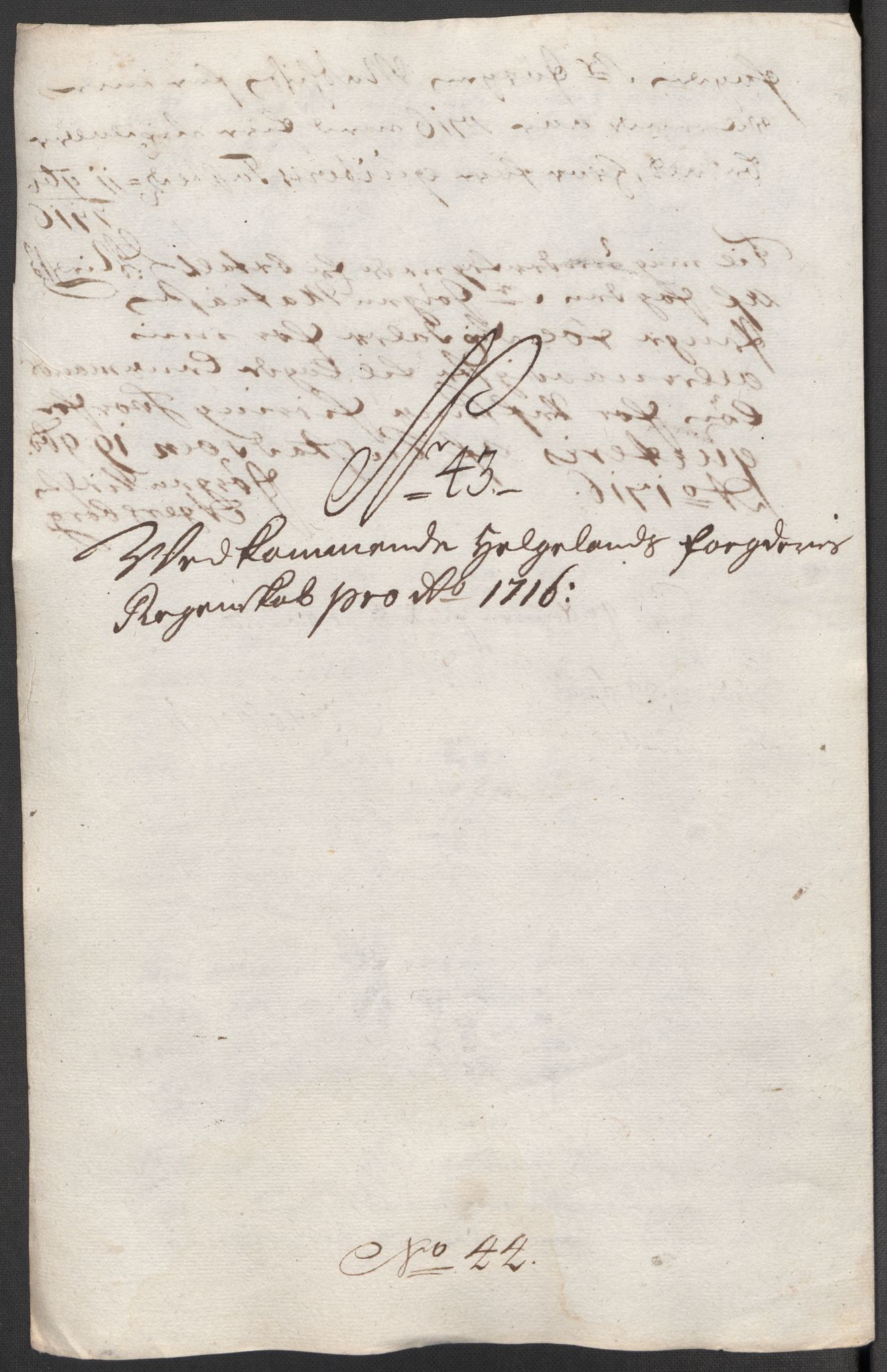 Rentekammeret inntil 1814, Reviderte regnskaper, Fogderegnskap, RA/EA-4092/R65/L4514: Fogderegnskap Helgeland, 1716, s. 296