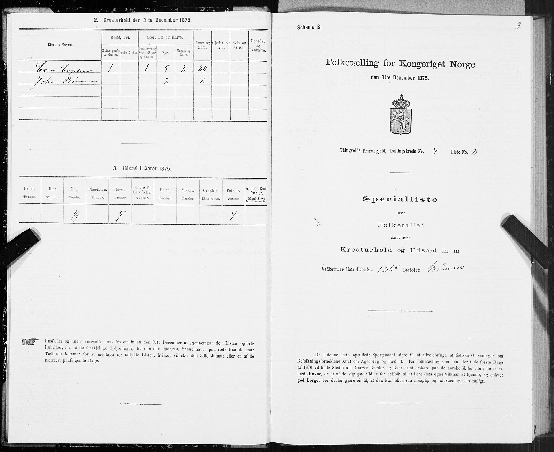 SAT, Folketelling 1875 for 1560P Tingvoll prestegjeld, 1875, s. 2003