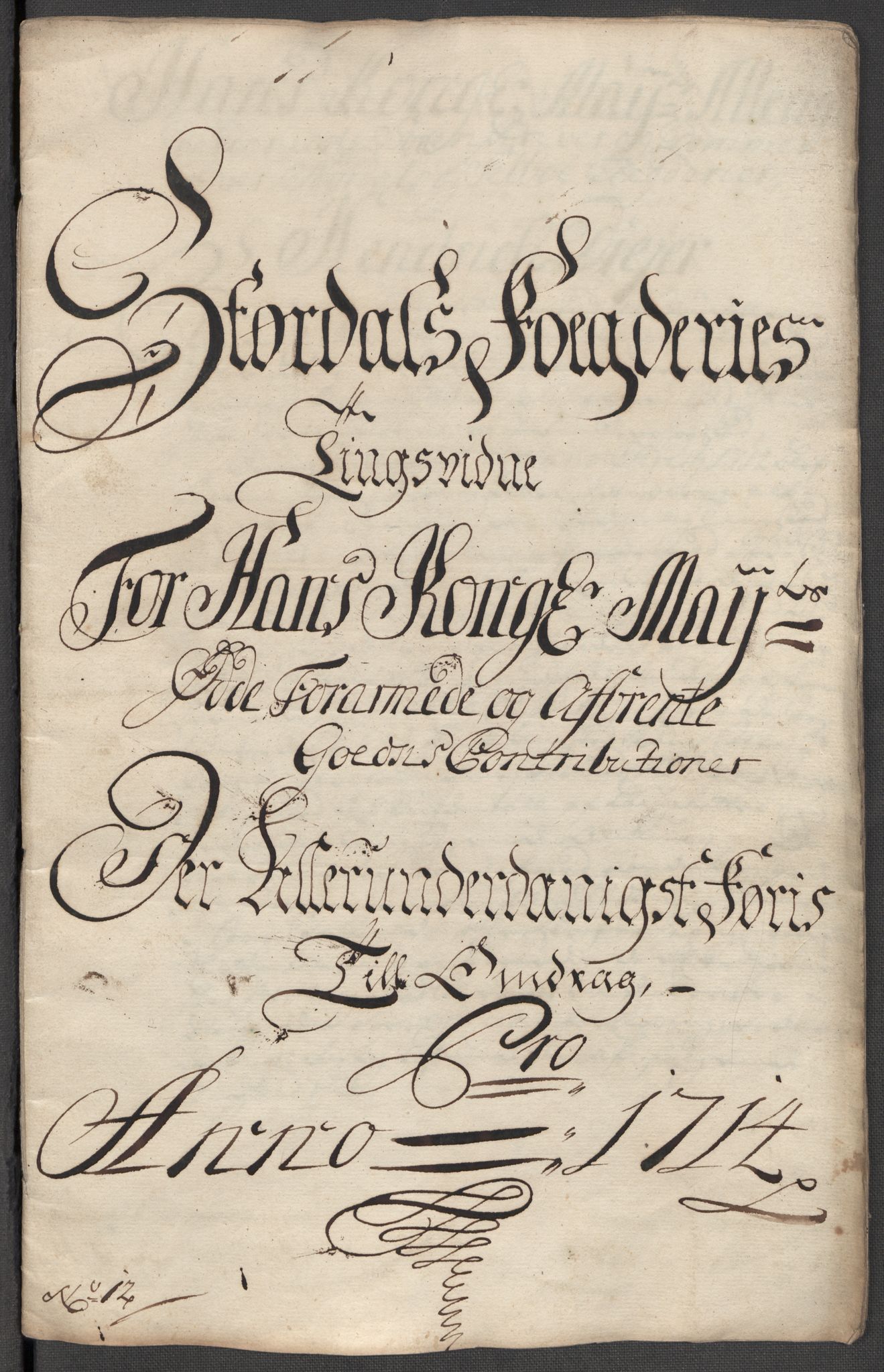 Rentekammeret inntil 1814, Reviderte regnskaper, Fogderegnskap, RA/EA-4092/R62/L4204: Fogderegnskap Stjørdal og Verdal, 1714, s. 306