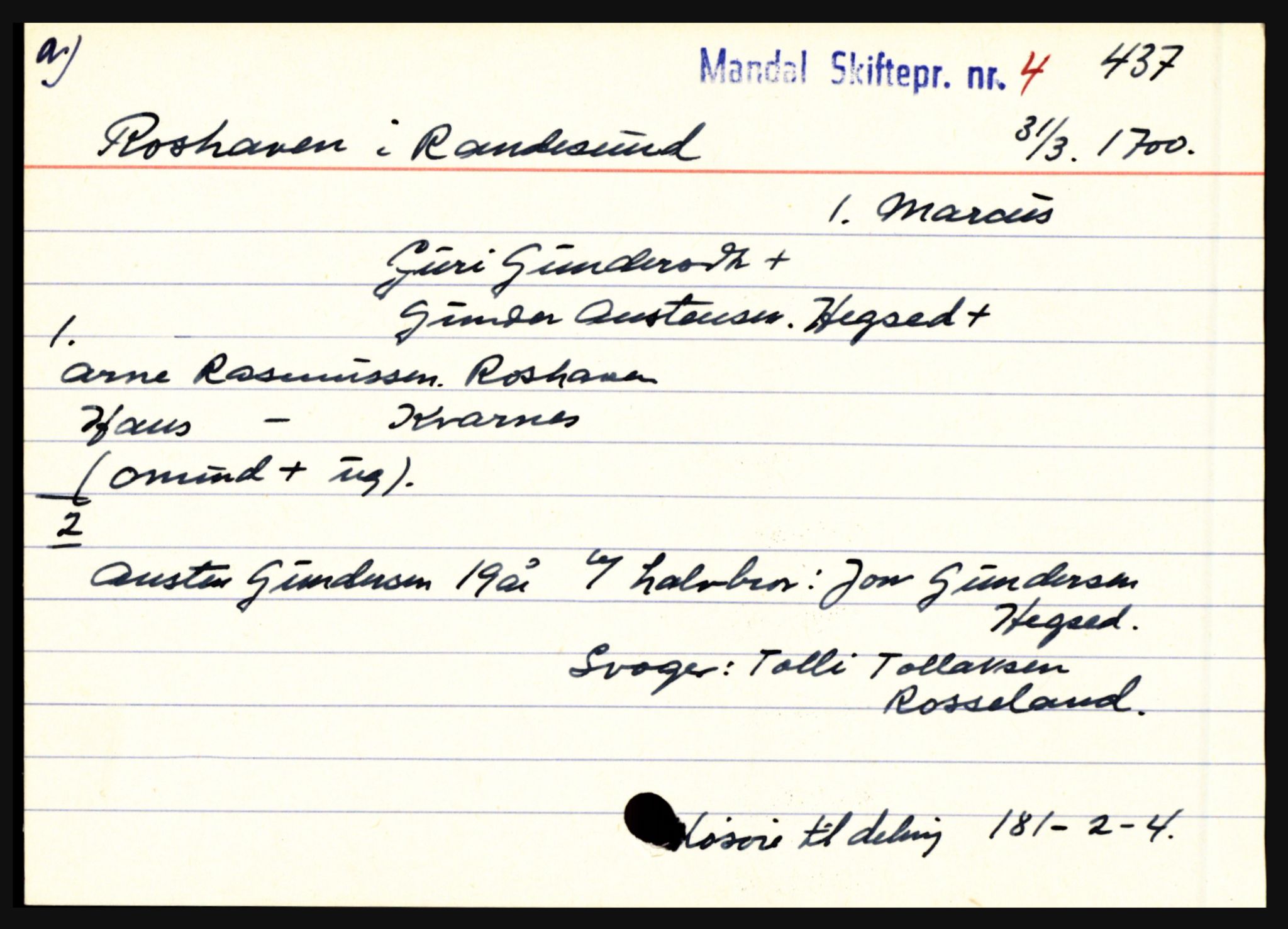 Mandal sorenskriveri, AV/SAK-1221-0005/001/H, s. 18417