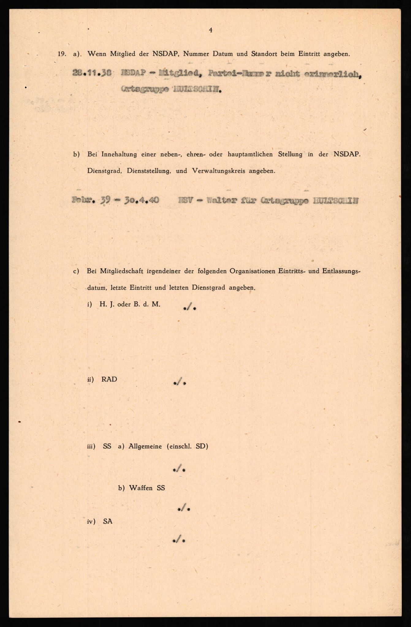 Forsvaret, Forsvarets overkommando II, AV/RA-RAFA-3915/D/Db/L0025: CI Questionaires. Tyske okkupasjonsstyrker i Norge. Tyskere., 1945-1946, s. 372