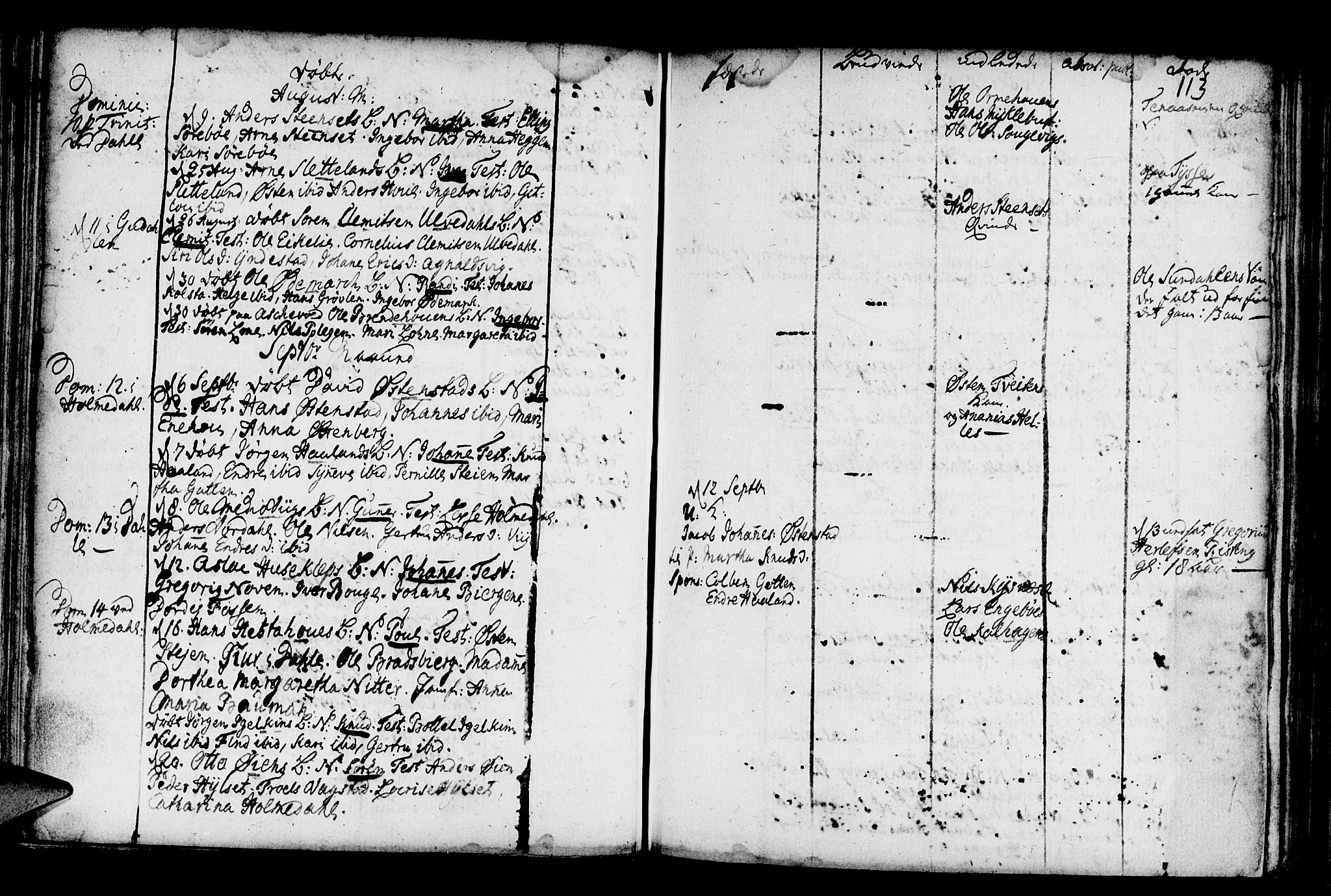 Fjaler sokneprestembete, AV/SAB-A-79801/H/Haa/Haaa/L0001: Ministerialbok nr. A 1, 1755-1778, s. 113