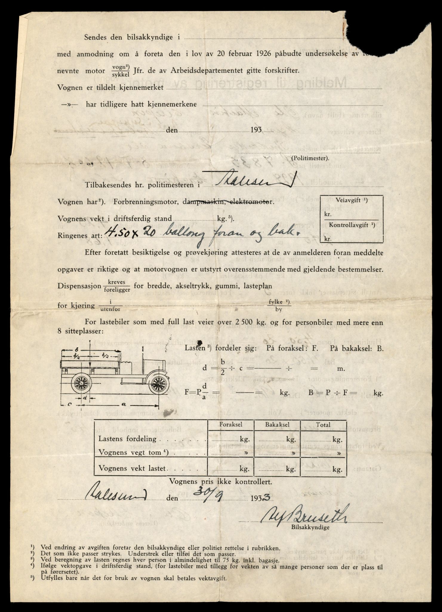 Møre og Romsdal vegkontor - Ålesund trafikkstasjon, AV/SAT-A-4099/F/Fe/L0024: Registreringskort for kjøretøy T 10810 - T 10930, 1927-1998, s. 38