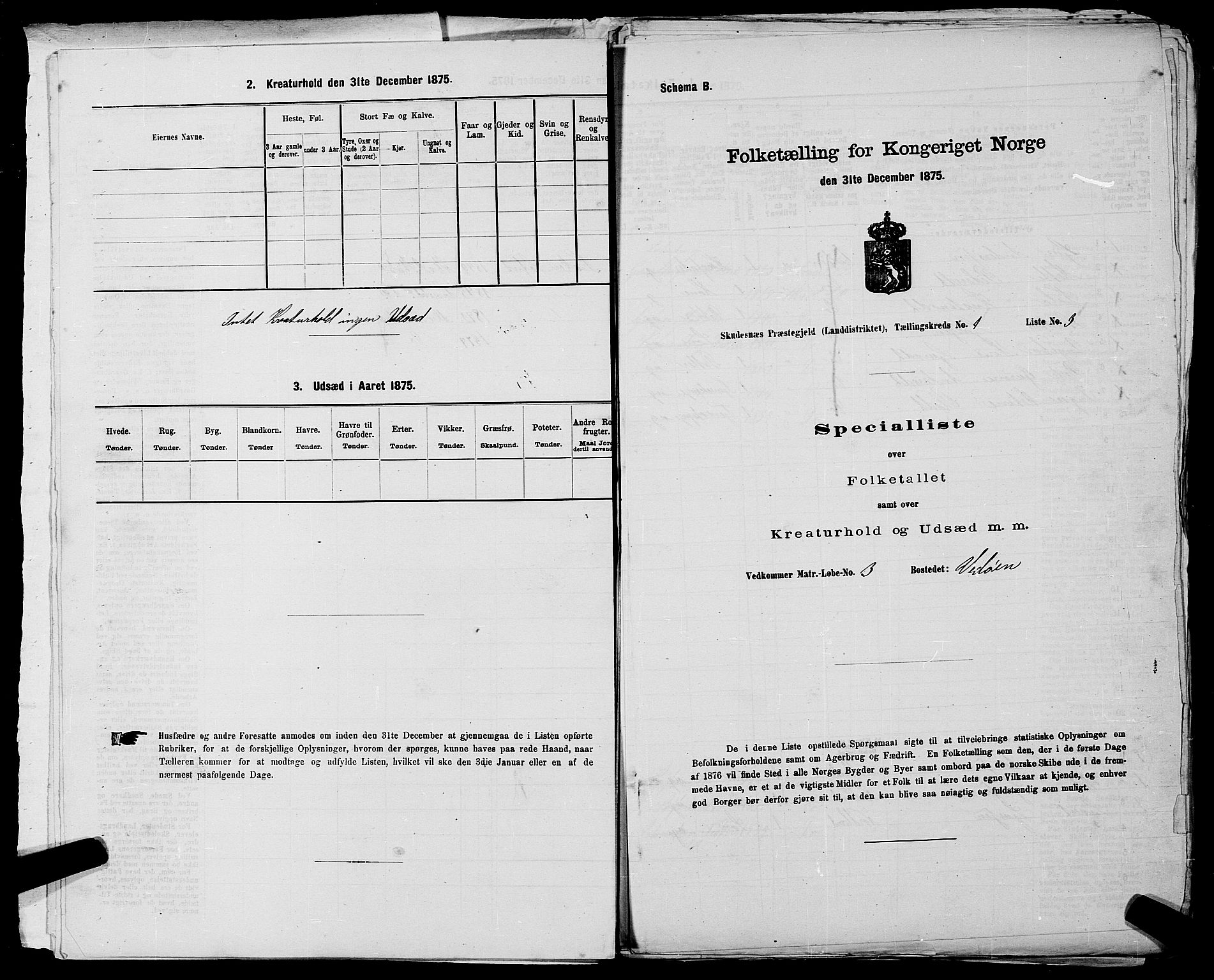 SAST, Folketelling 1875 for 1150L Skudenes prestegjeld, Falnes sokn, Åkra sokn og Ferkingstad sokn, 1875, s. 72