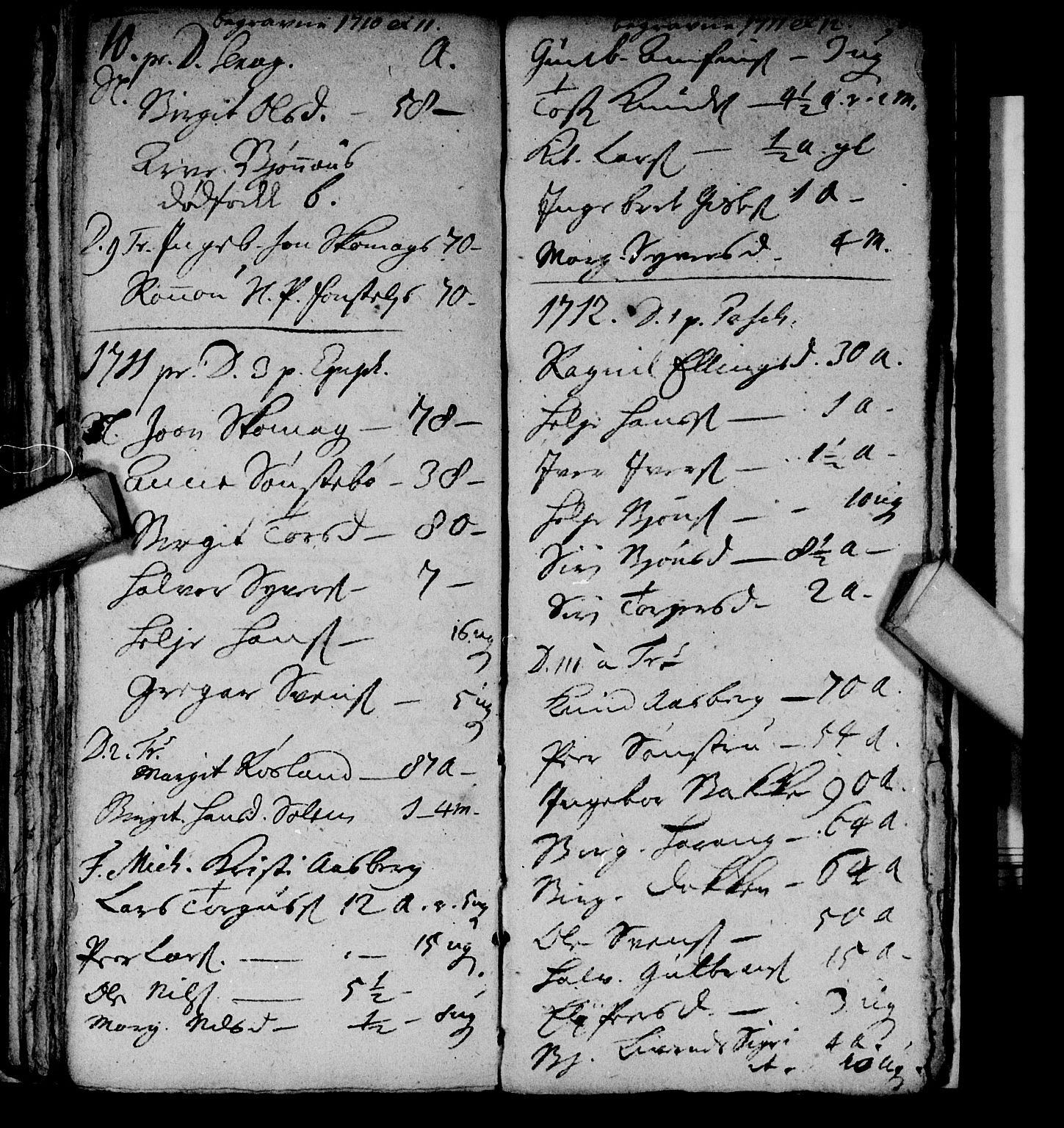 Nore kirkebøker, AV/SAKO-A-238/F/Fc/L0001: Ministerialbok nr. III 1, 1696-1714, s. 84-85