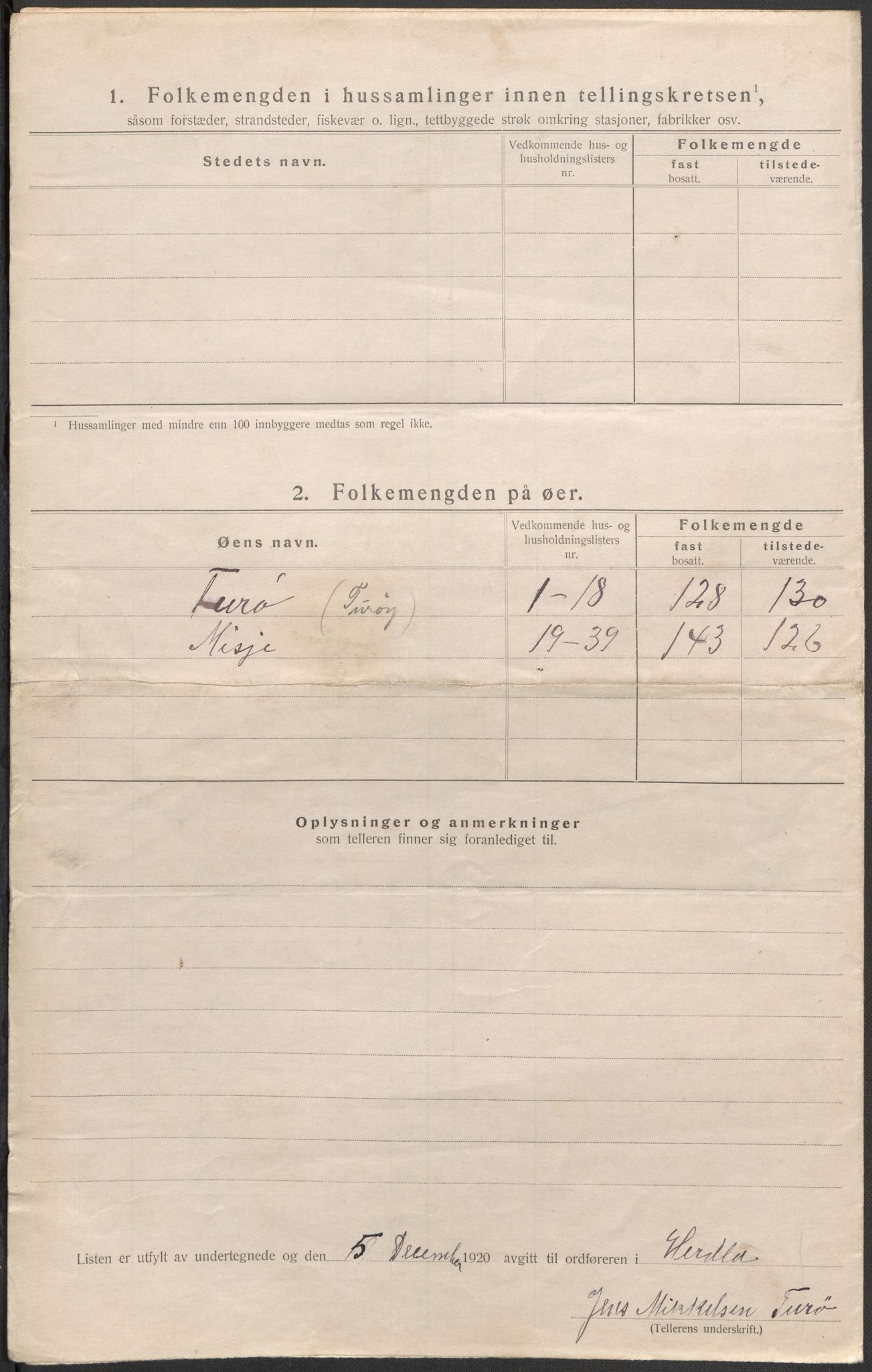 SAB, Folketelling 1920 for 1258 Herdla herred, 1920, s. 29