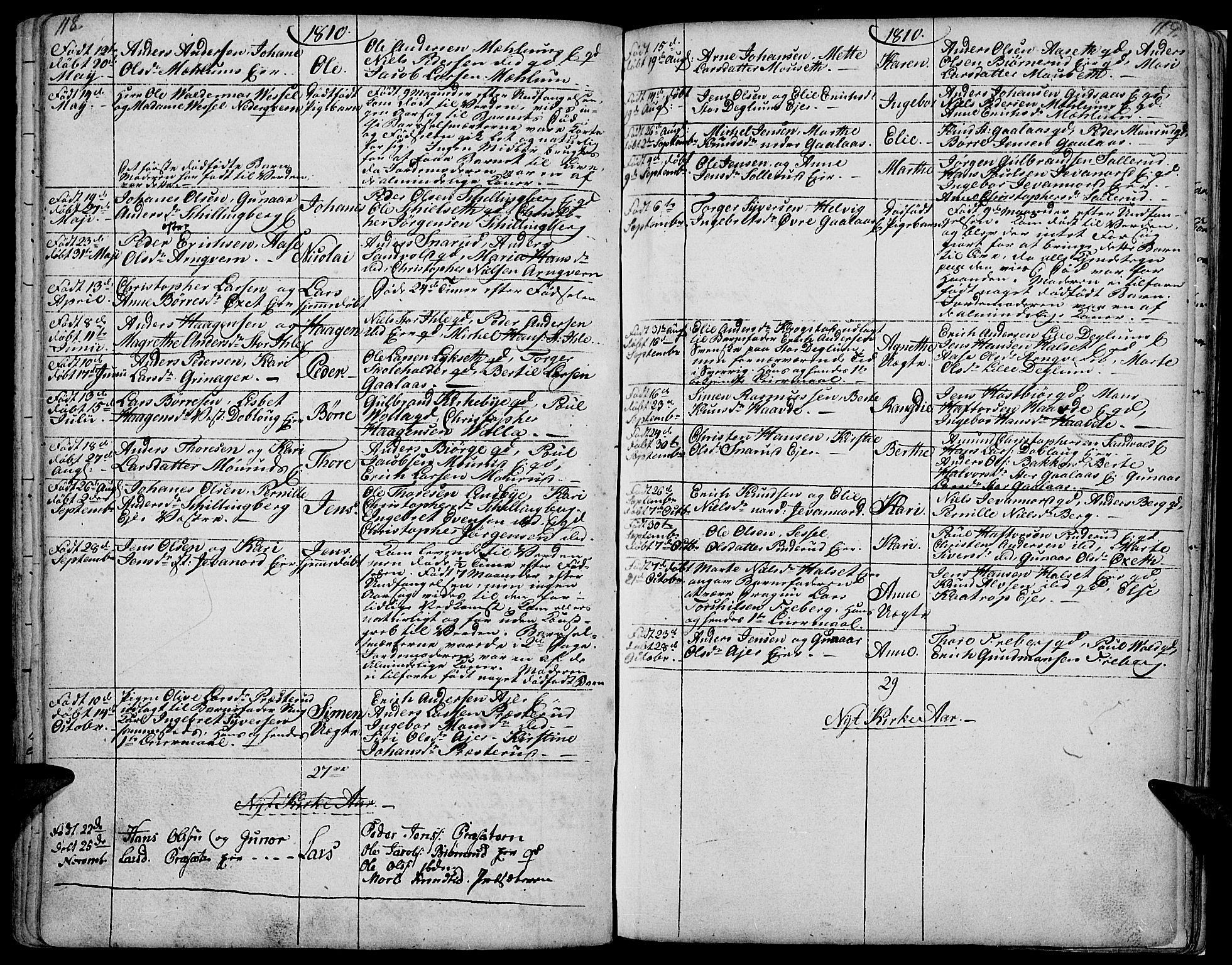 Vang prestekontor, Hedmark, SAH/PREST-008/H/Ha/Haa/L0002B: Ministerialbok nr. 2B, 1789-1810, s. 118-119