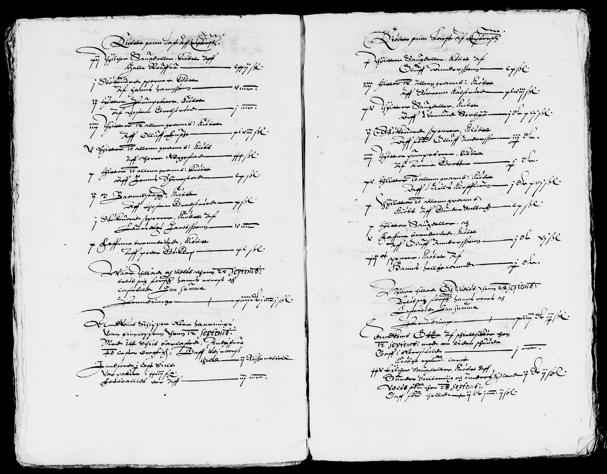 Rentekammeret inntil 1814, Reviderte regnskaper, Lensregnskaper, AV/RA-EA-5023/R/Rb/Rbo/L0001: Tønsberg len, 1584-1612