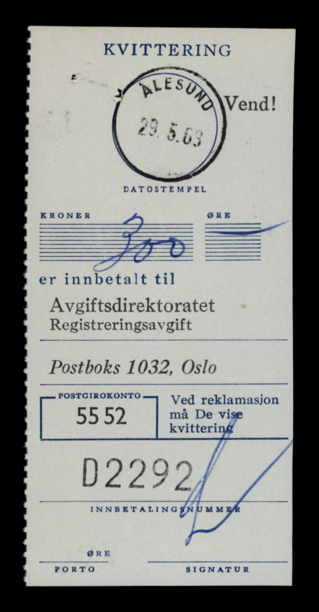 Møre og Romsdal vegkontor - Ålesund trafikkstasjon, SAT/A-4099/F/Fe/L0020: Registreringskort for kjøretøy T 10351 - T 10470, 1927-1998, s. 11