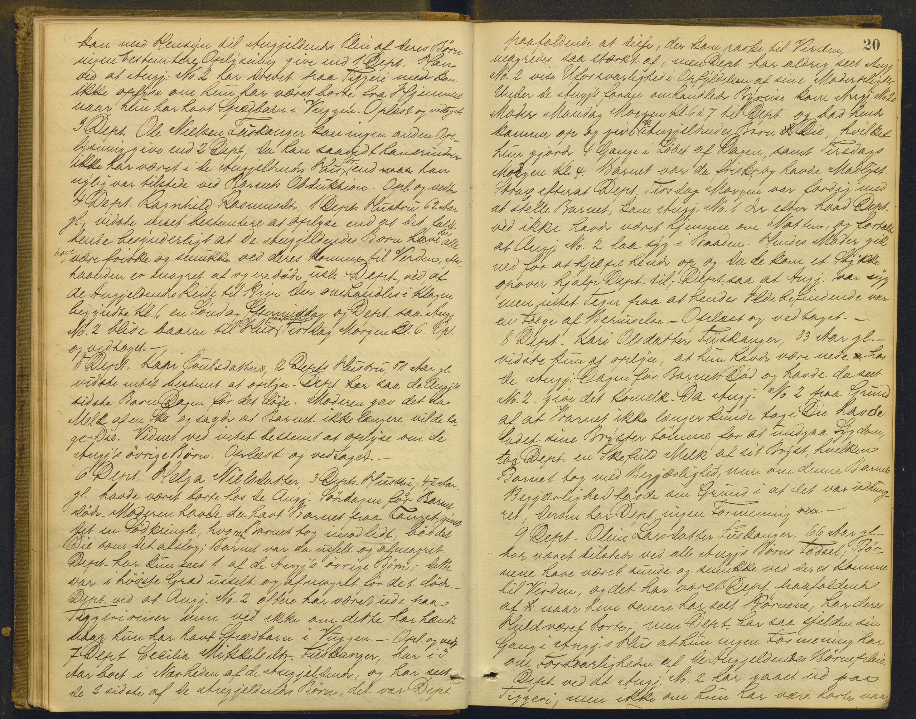 Nordhordland sorenskrivar, AV/SAB-A-2901/1/F/Fd/Fdd/L0004: Ekstrarettsprotokollar, forhøyr, 1880-1884, s. 19b-20a
