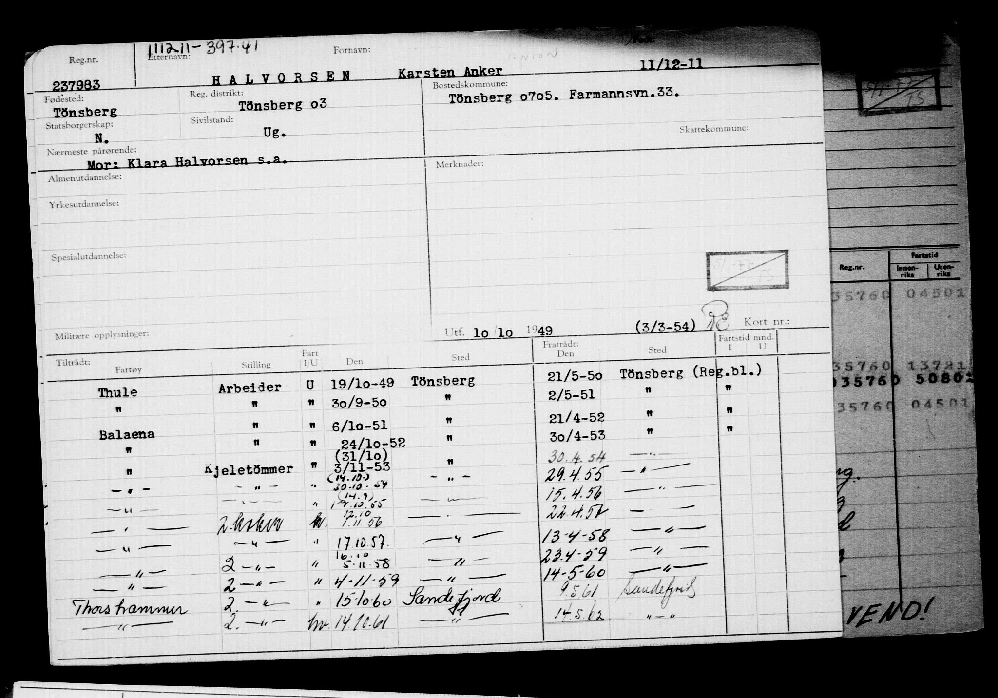 Direktoratet for sjømenn, AV/RA-S-3545/G/Gb/L0101: Hovedkort, 1911, s. 623