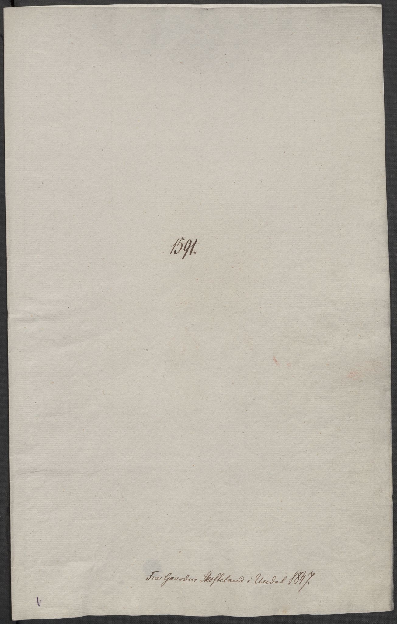 Riksarkivets diplomsamling, AV/RA-EA-5965/F02/L0094: Dokumenter, 1591, s. 63