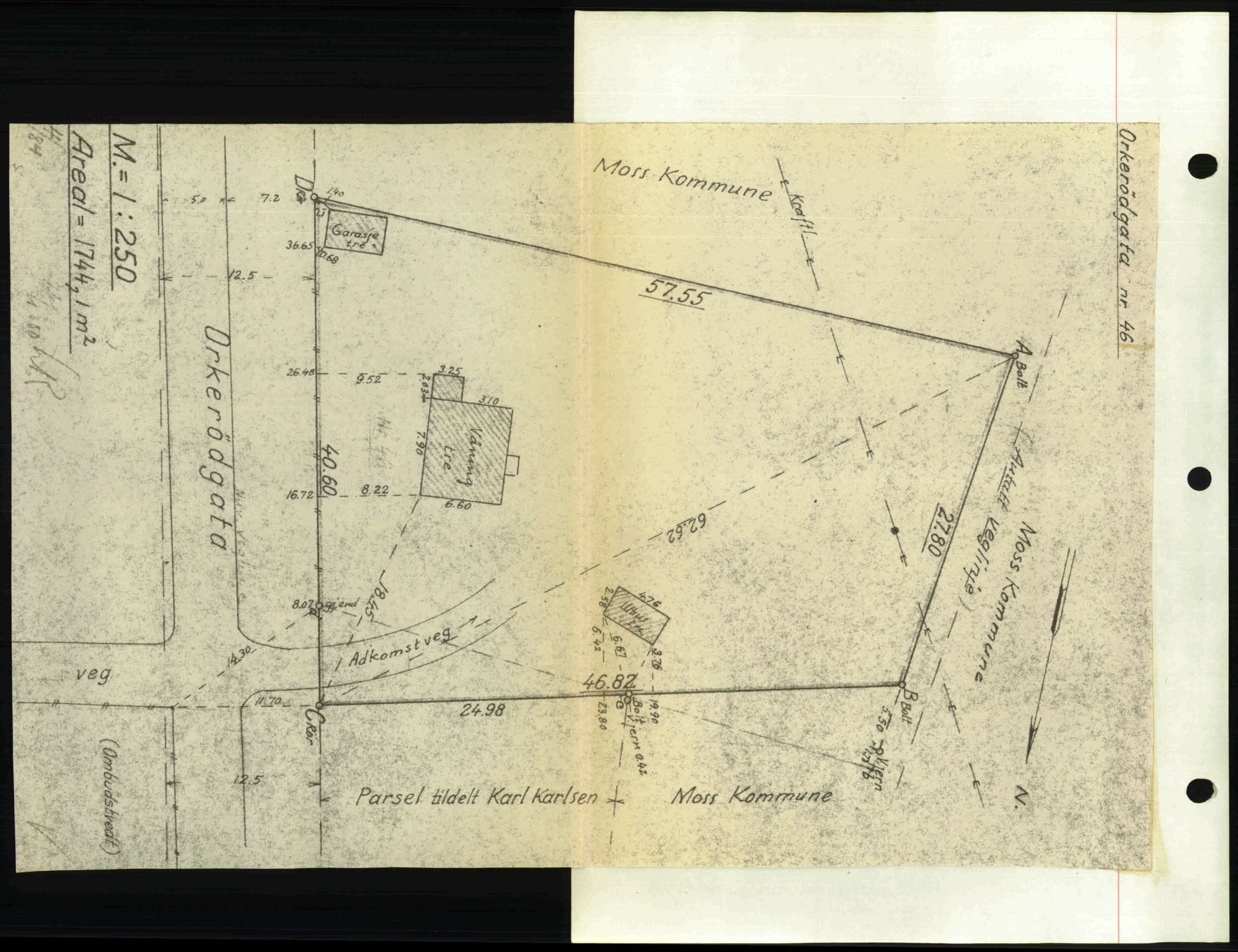 Moss sorenskriveri, SAO/A-10168: Pantebok nr. A25, 1950-1950, Dagboknr: 553/1950