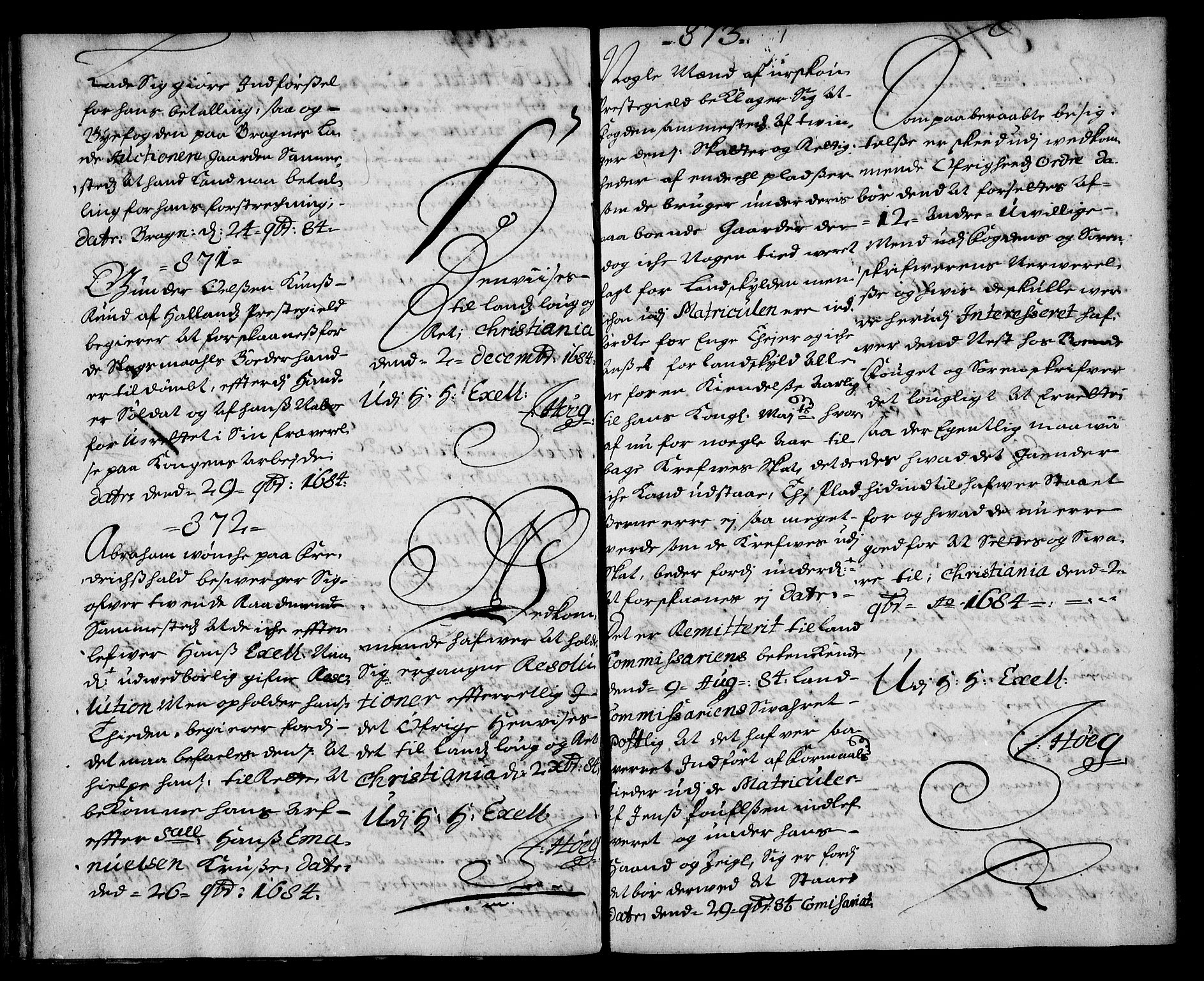 Stattholderembetet 1572-1771, AV/RA-EA-2870/Ae/L0001: Supplikasjons- og resolusjonsprotokoll, 1683-1684