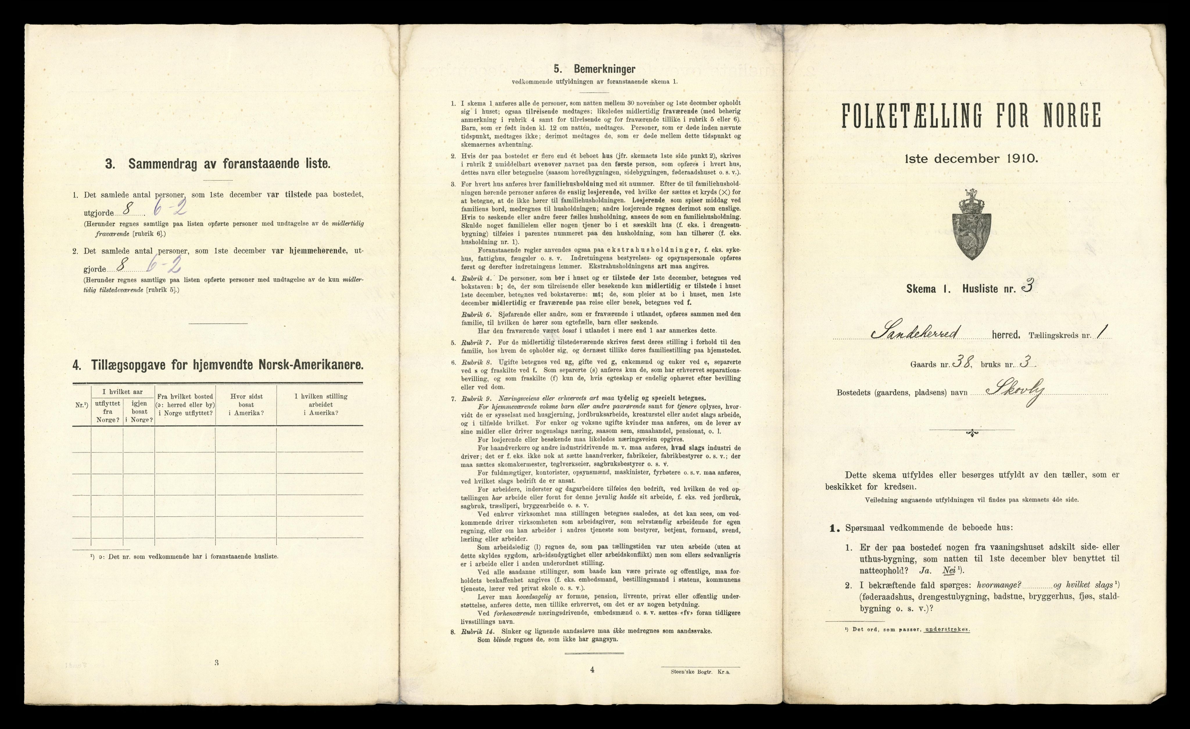 RA, Folketelling 1910 for 0724 Sandeherred herred, 1910, s. 69