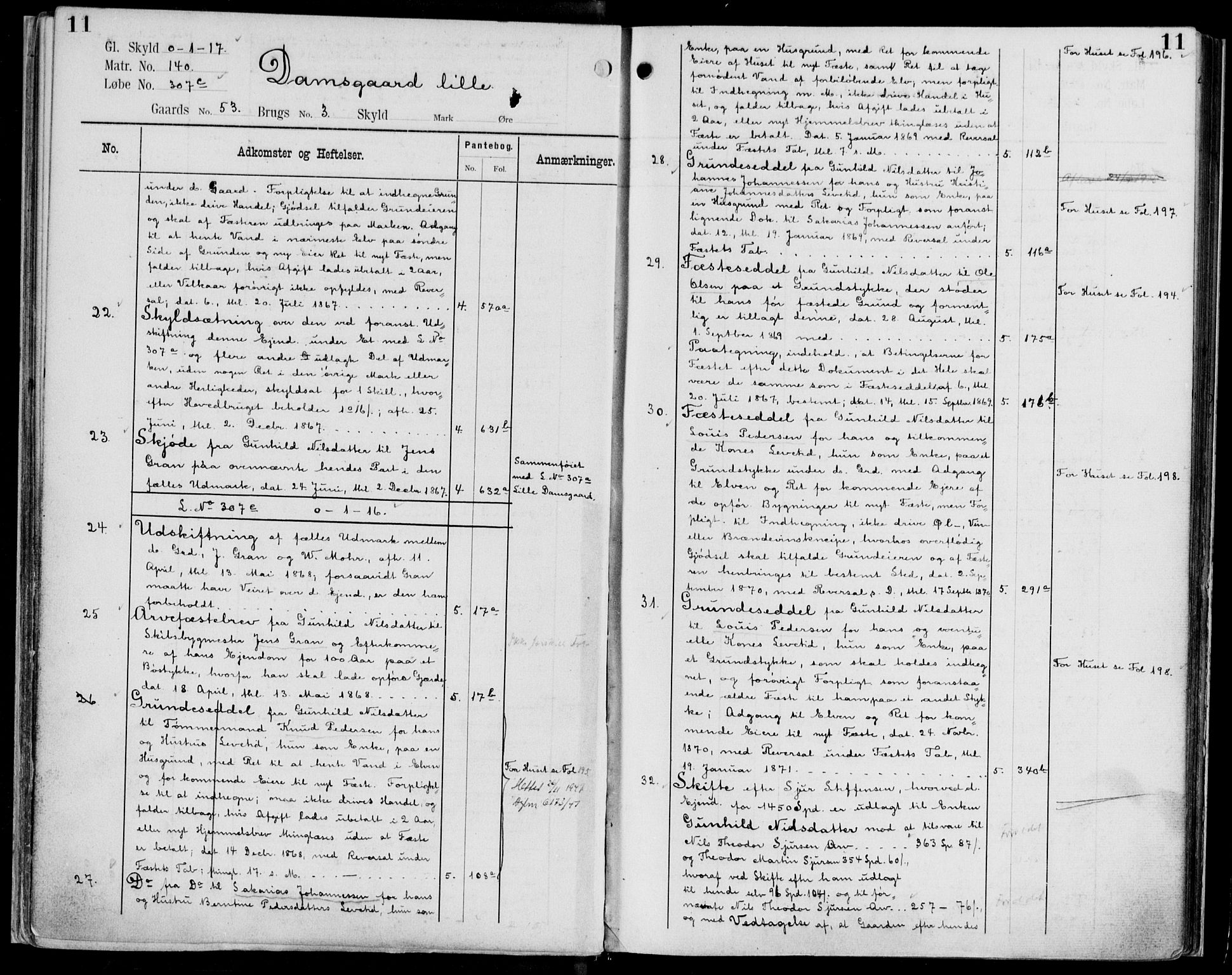 Midhordland sorenskriveri, AV/SAB-A-3001/1/G/Ga/Gab/L0113: Panteregister nr. II.A.b.113, s. 11