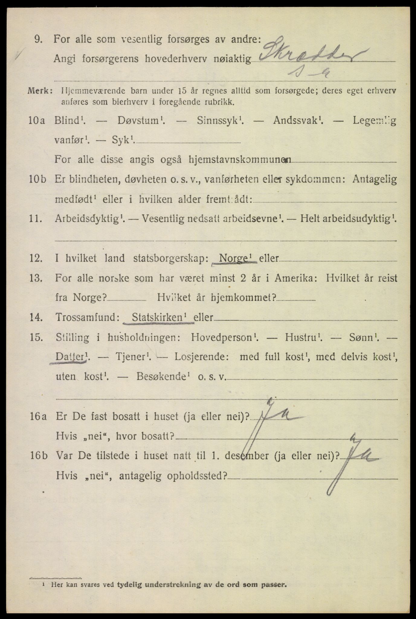 SAH, Folketelling 1920 for 0422 Brandval herred, 1920, s. 2033