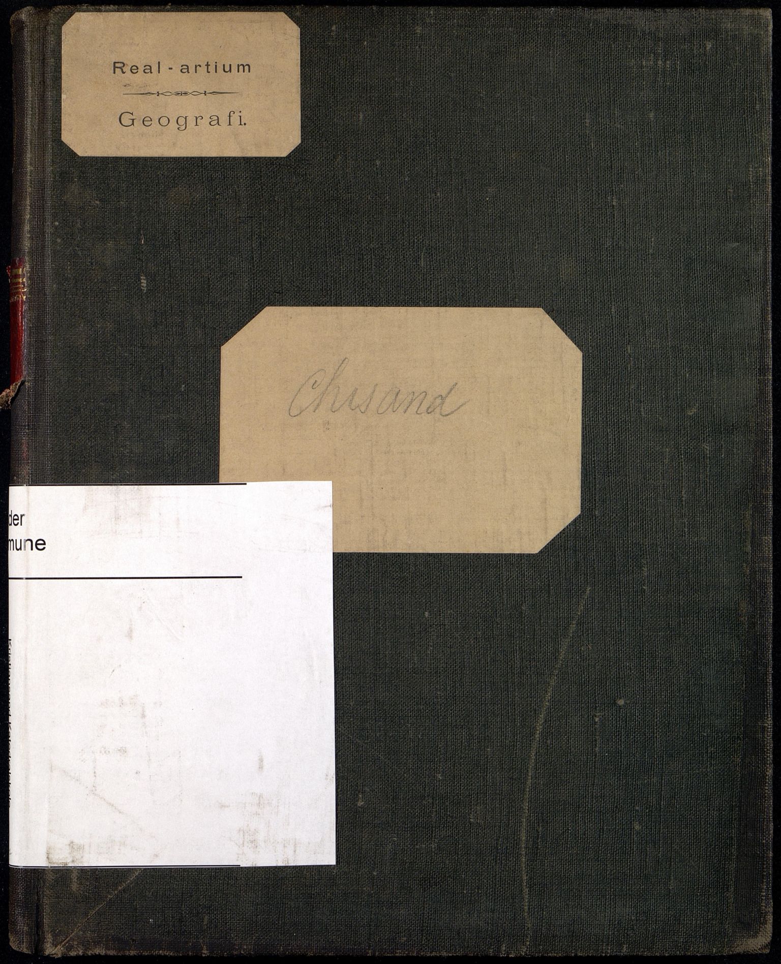 Vest-Agder Fylkeskommune - Kristiansand Katedralskole, ARKSOR/1000VA562/G/Gb/L0007: Eksamensprotokoll - Geografi, real-artium (d), 1884-1902