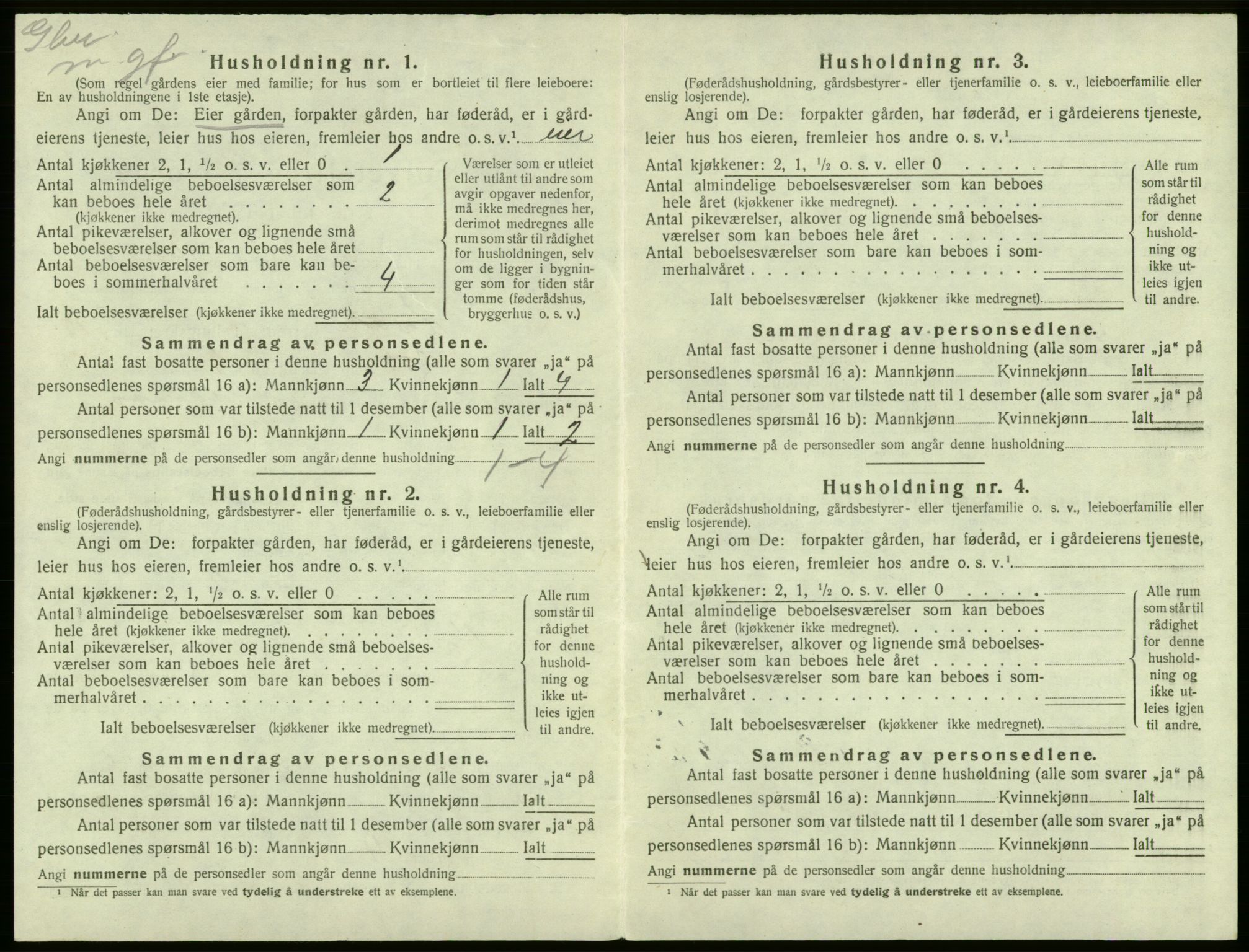 SAB, Folketelling 1920 for 1238 Kvam herred, 1920, s. 1114