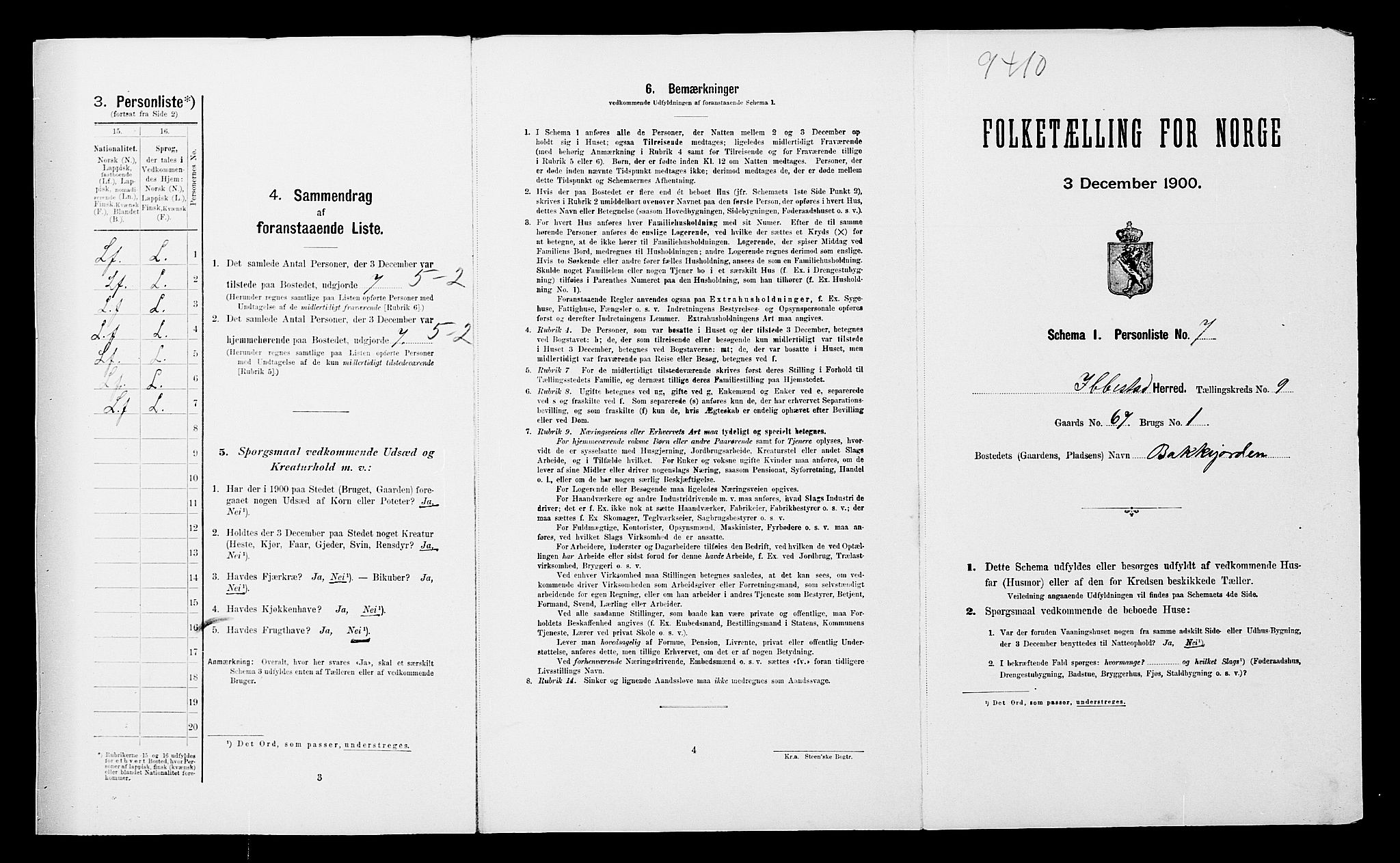 SATØ, Folketelling 1900 for 1917 Ibestad herred, 1900, s. 1184