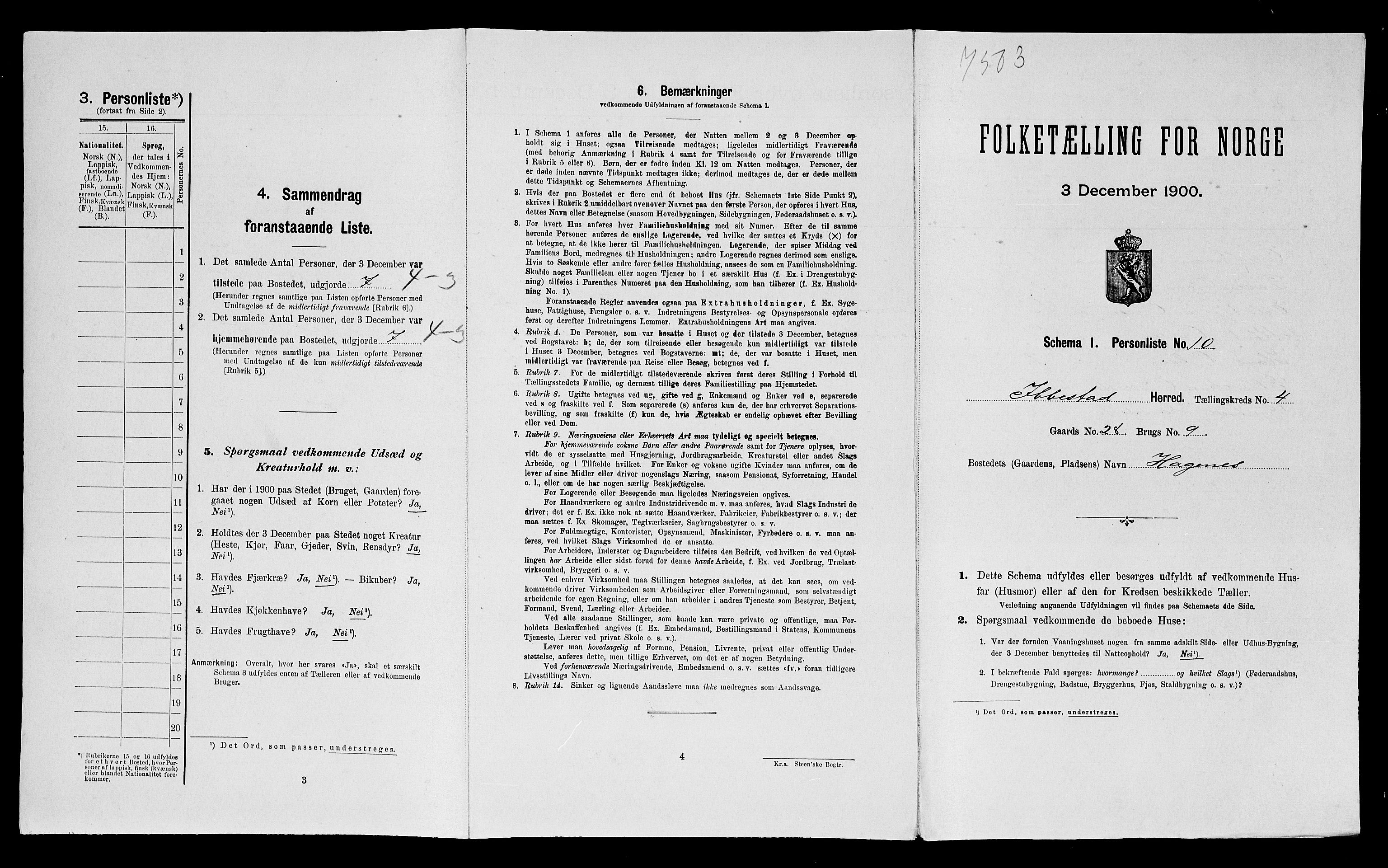 SATØ, Folketelling 1900 for 1917 Ibestad herred, 1900, s. 618