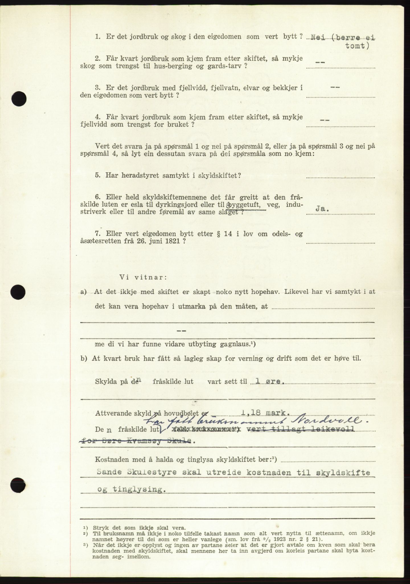 Søre Sunnmøre sorenskriveri, AV/SAT-A-4122/1/2/2C/L0105: Pantebok nr. 31A, 1956-1957, Dagboknr: 209/1957