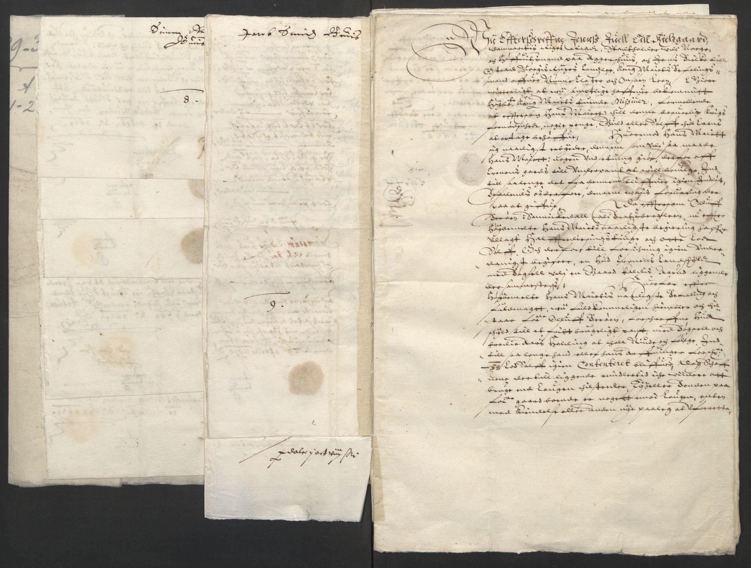 Rentekammeret inntil 1814, Reviderte regnskaper, Lensregnskaper, AV/RA-EA-5023/R/Rb/Rbp/L0013: Bratsberg len, 1628-1630