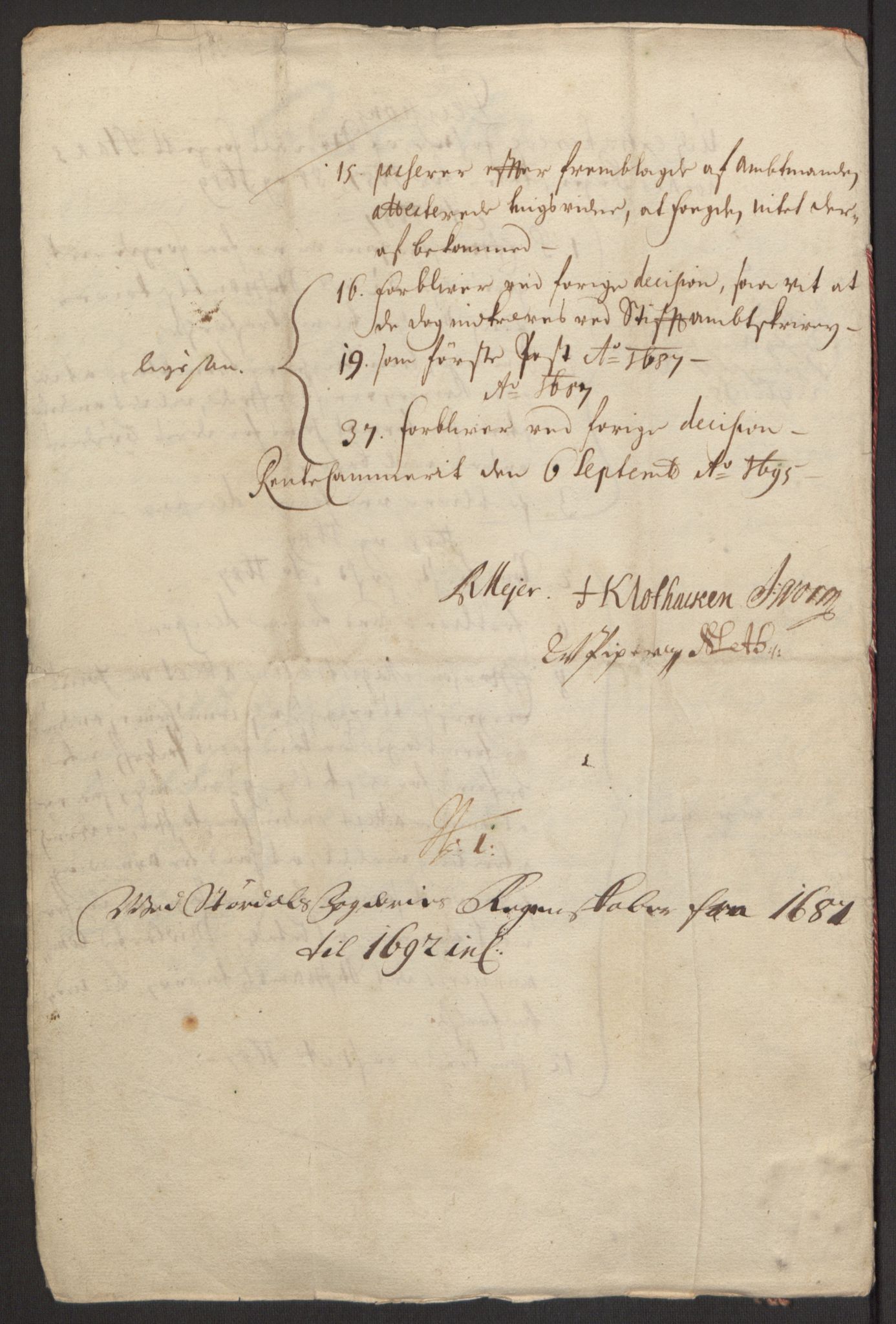 Rentekammeret inntil 1814, Reviderte regnskaper, Fogderegnskap, RA/EA-4092/R62/L4185: Fogderegnskap Stjørdal og Verdal, 1692, s. 370