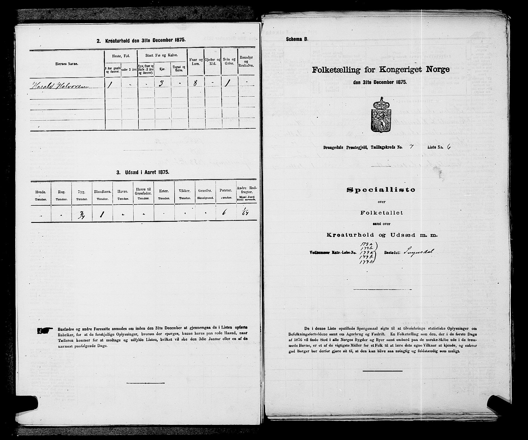 SAKO, Folketelling 1875 for 0817P Drangedal prestegjeld, 1875, s. 678