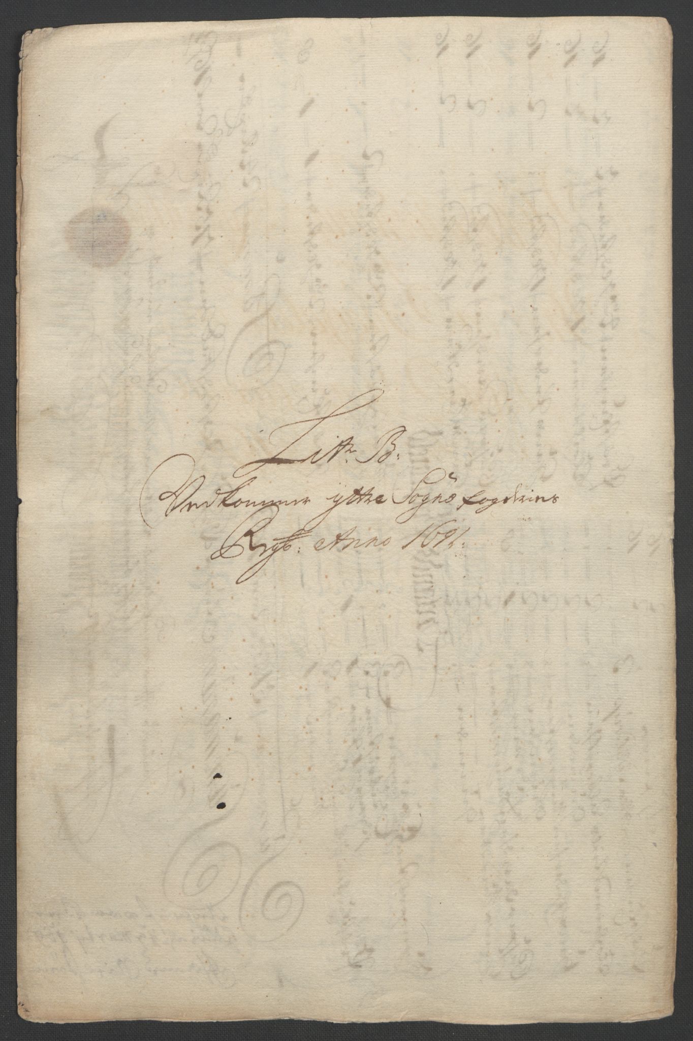 Rentekammeret inntil 1814, Reviderte regnskaper, Fogderegnskap, RA/EA-4092/R52/L3306: Fogderegnskap Sogn, 1691-1692, s. 86