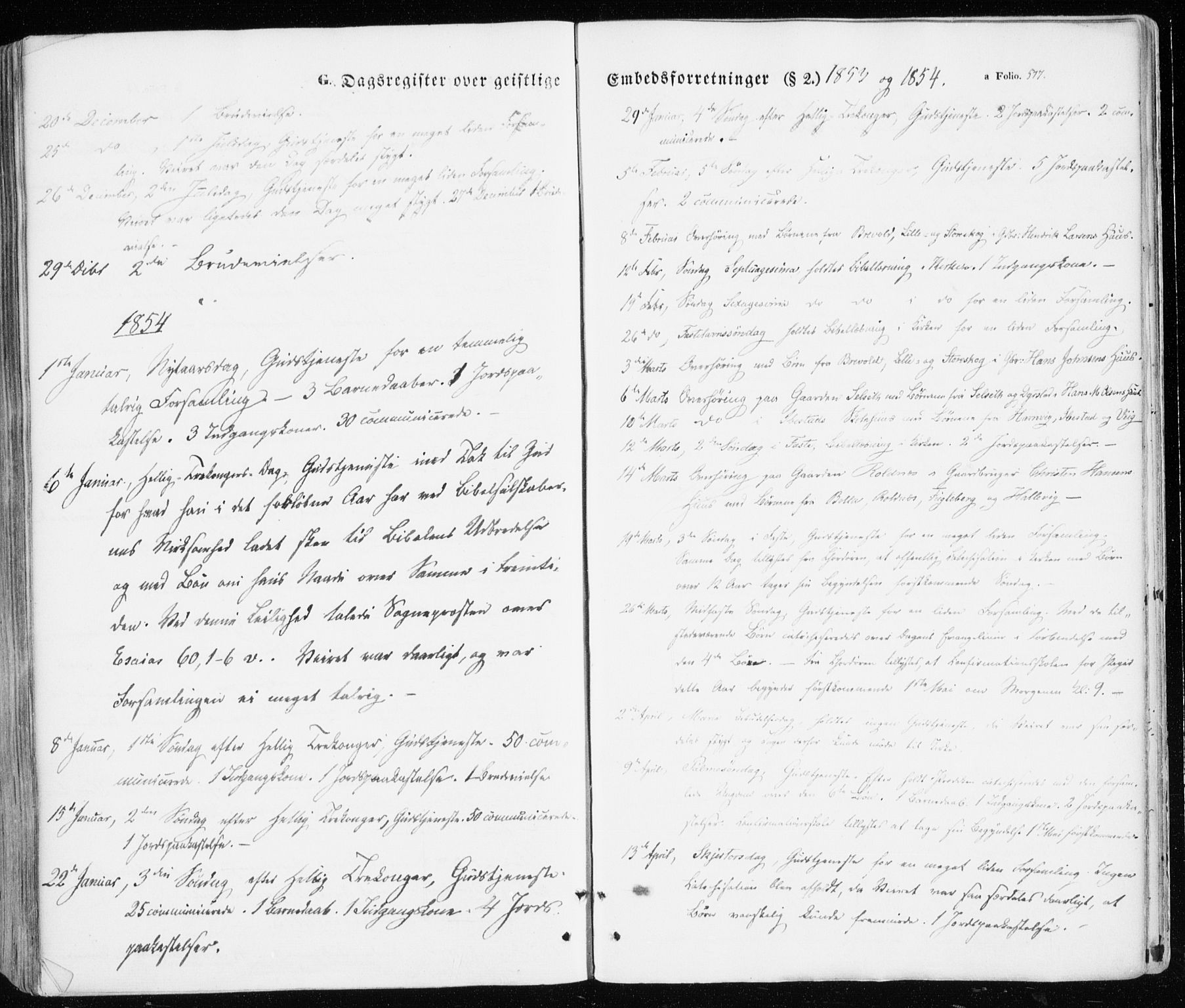 Ibestad sokneprestembete, SATØ/S-0077/H/Ha/Haa/L0008kirke: Ministerialbok nr. 8, 1850-1859, s. 577