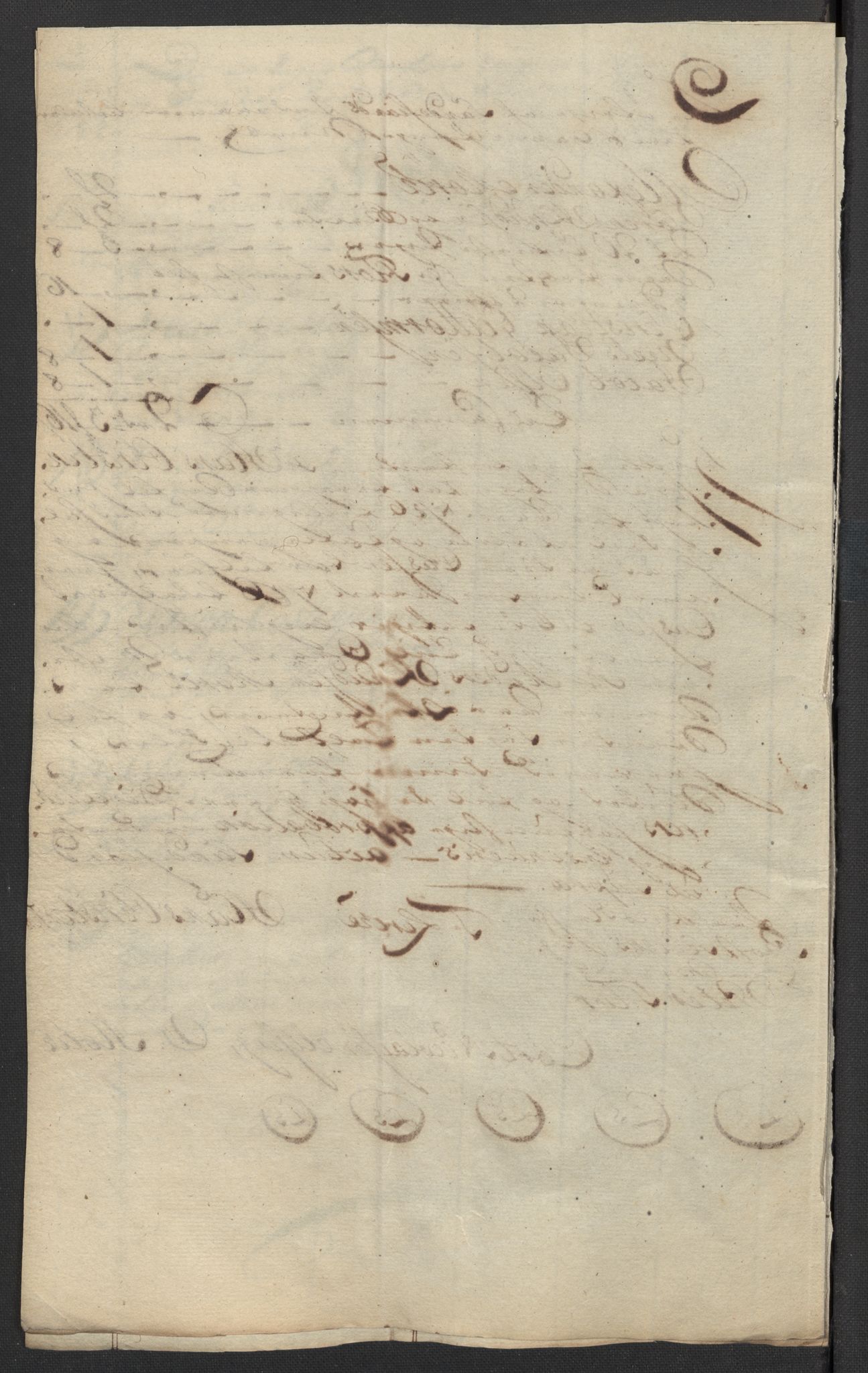 Kristiania tukthus, AV/SAO-A-10644/A/Ad/Adb/L0011: Innkomne skriv, rapporter og regnskap, 1742-1783, s. 174