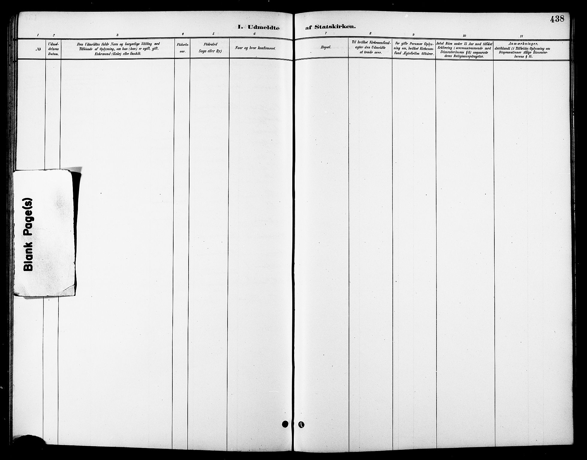 Trondenes sokneprestkontor, SATØ/S-1319/H/Hb/L0011klokker: Klokkerbok nr. 11, 1891-1906, s. 438