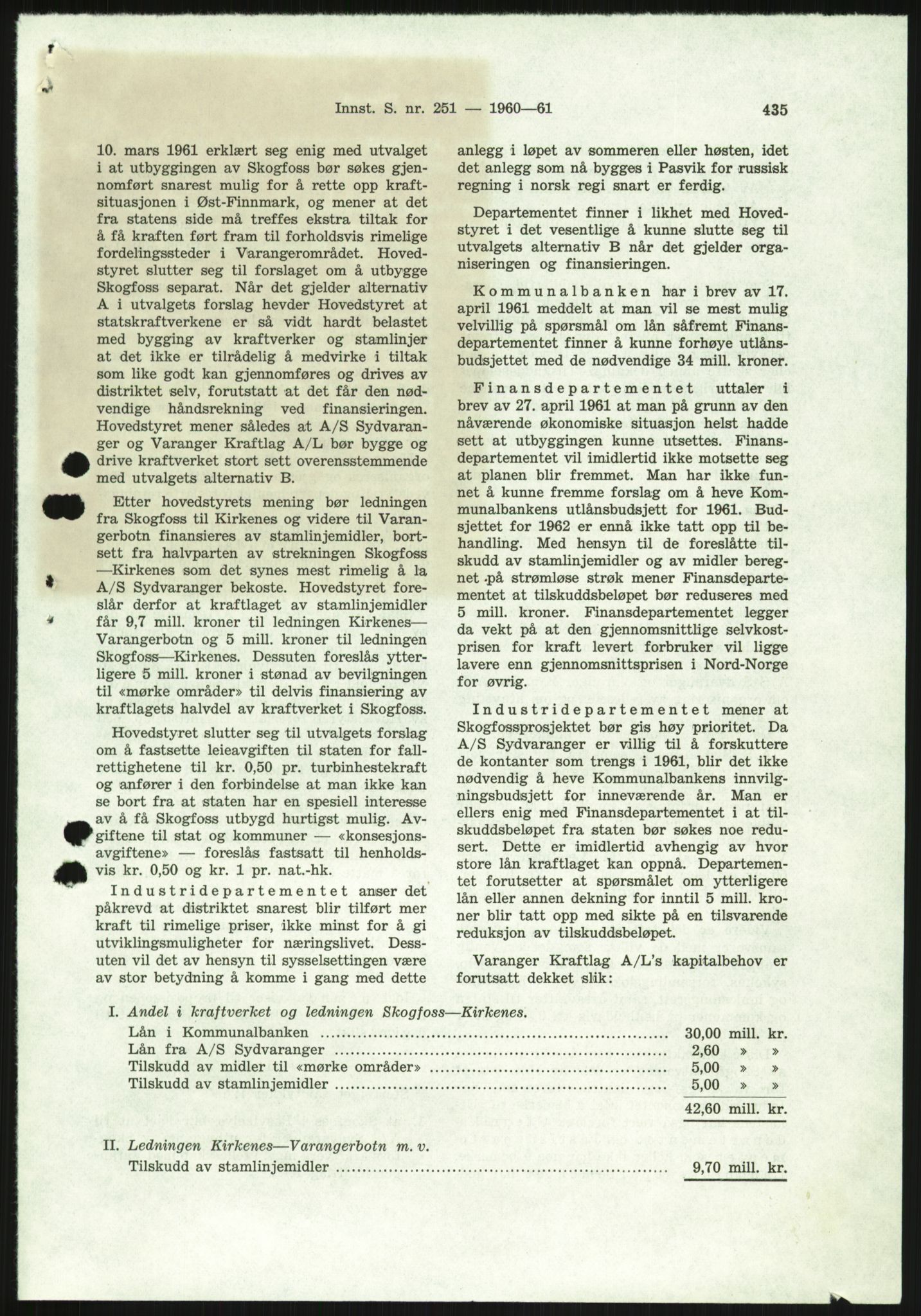 Vassdragsdirektoratet/avdelingen, RA/S-6242/F/Fa/L0532: Pasvikelva, 1956-1961, s. 57