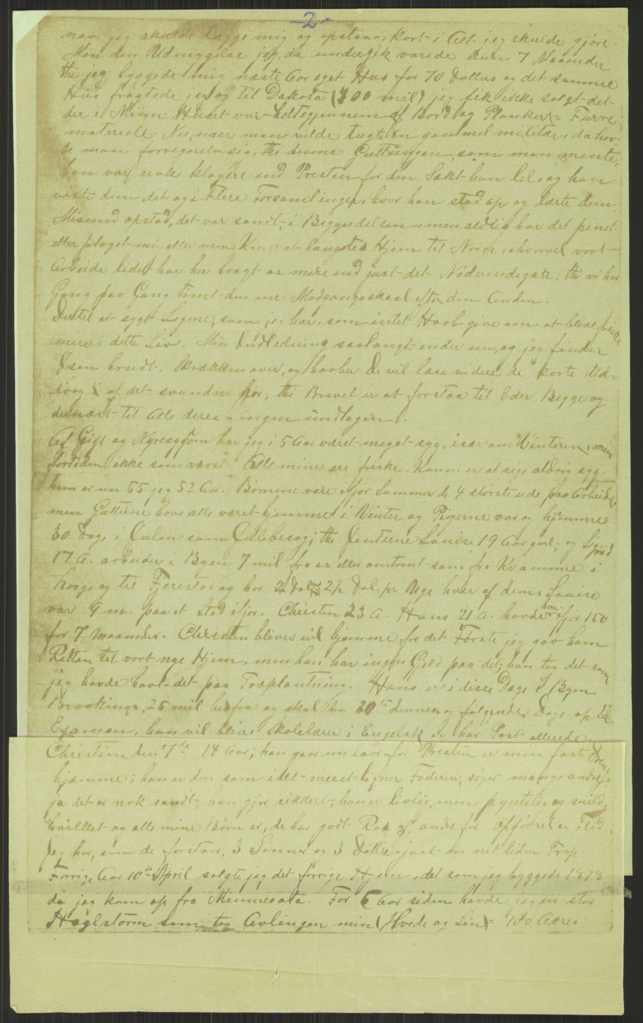 Samlinger til kildeutgivelse, Amerikabrevene, AV/RA-EA-4057/F/L0033: Innlån fra Sogn og Fjordane. Innlån fra Møre og Romsdal, 1838-1914, s. 97