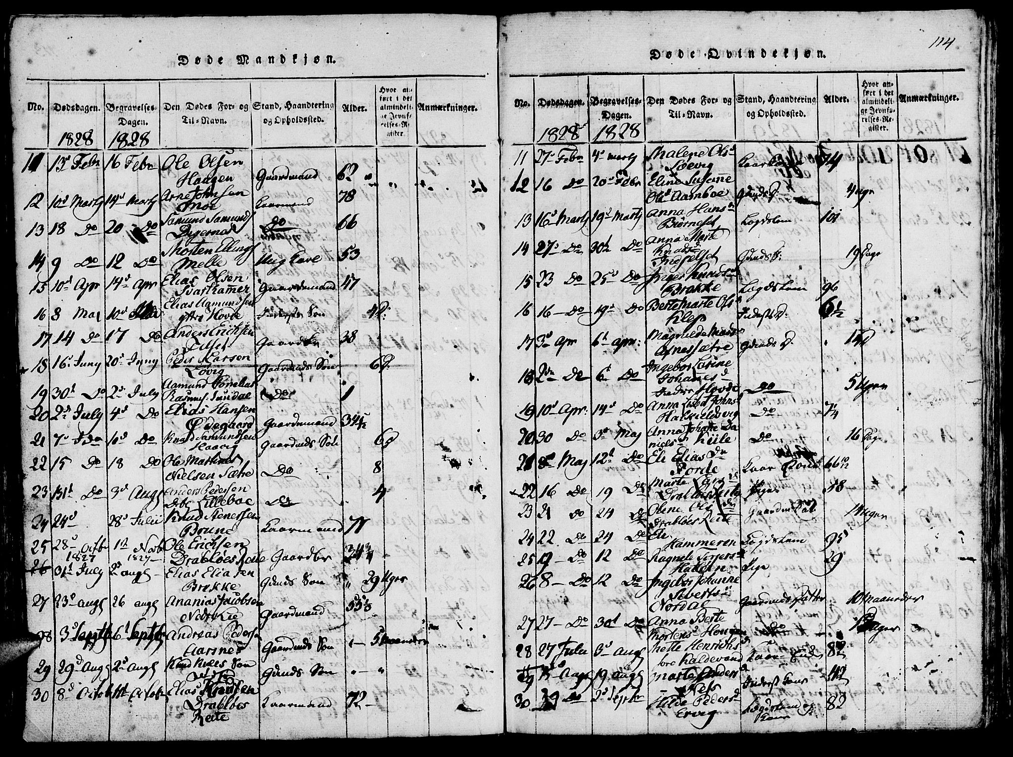 Ministerialprotokoller, klokkerbøker og fødselsregistre - Møre og Romsdal, AV/SAT-A-1454/511/L0138: Ministerialbok nr. 511A05, 1817-1832, s. 114