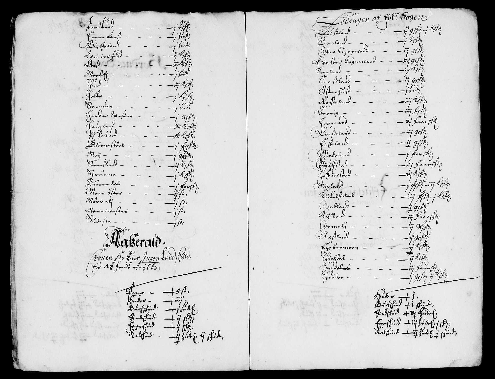 Rentekammeret inntil 1814, Reviderte regnskaper, Lensregnskaper, AV/RA-EA-5023/R/Rb/Rbq/L0053: Nedenes len. Mandals len. Råbyggelag. Laksefisket i Mandals len., 1629-1663
