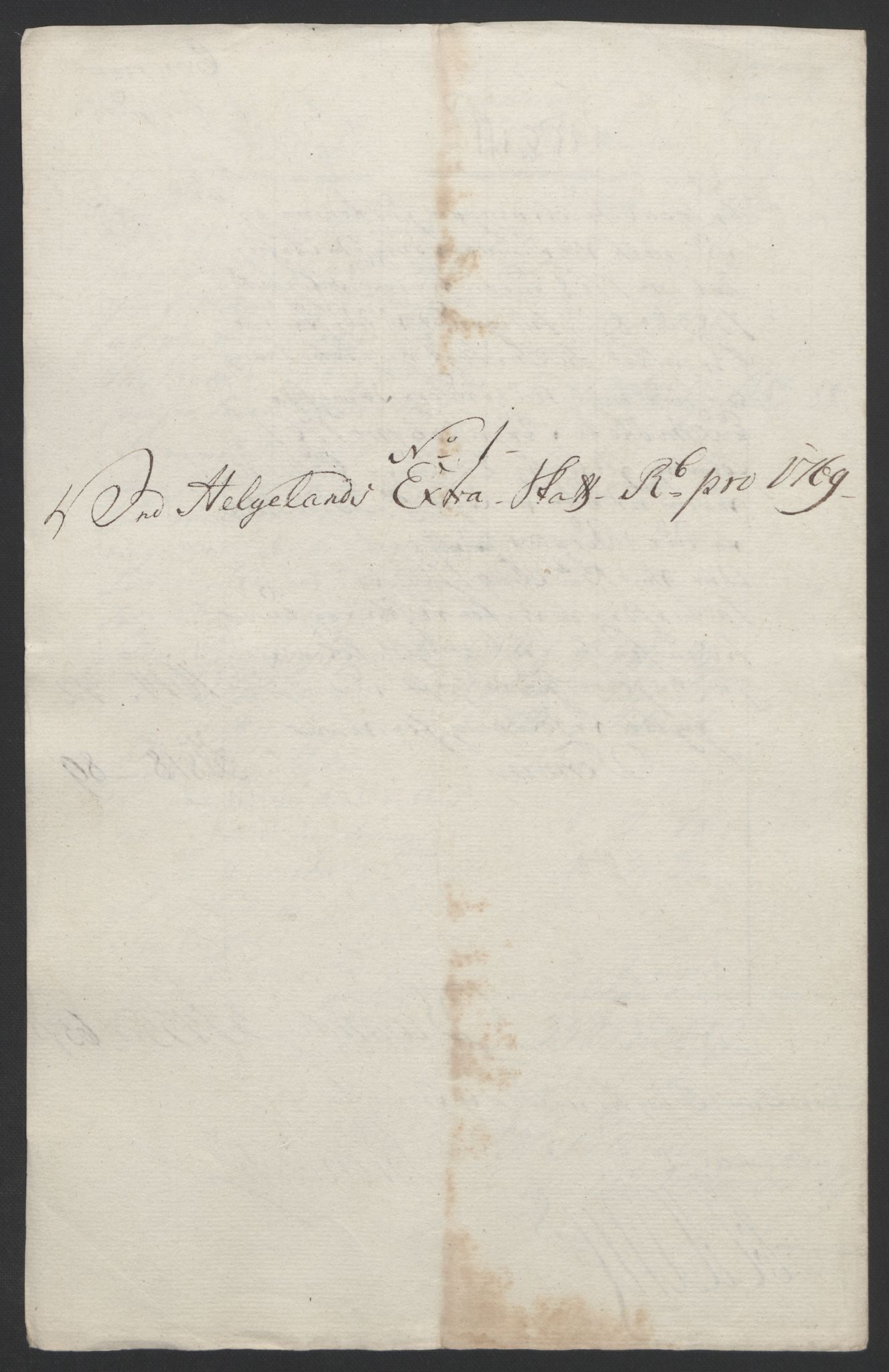 Rentekammeret inntil 1814, Reviderte regnskaper, Fogderegnskap, RA/EA-4092/R65/L4573: Ekstraskatten Helgeland, 1762-1772, s. 229