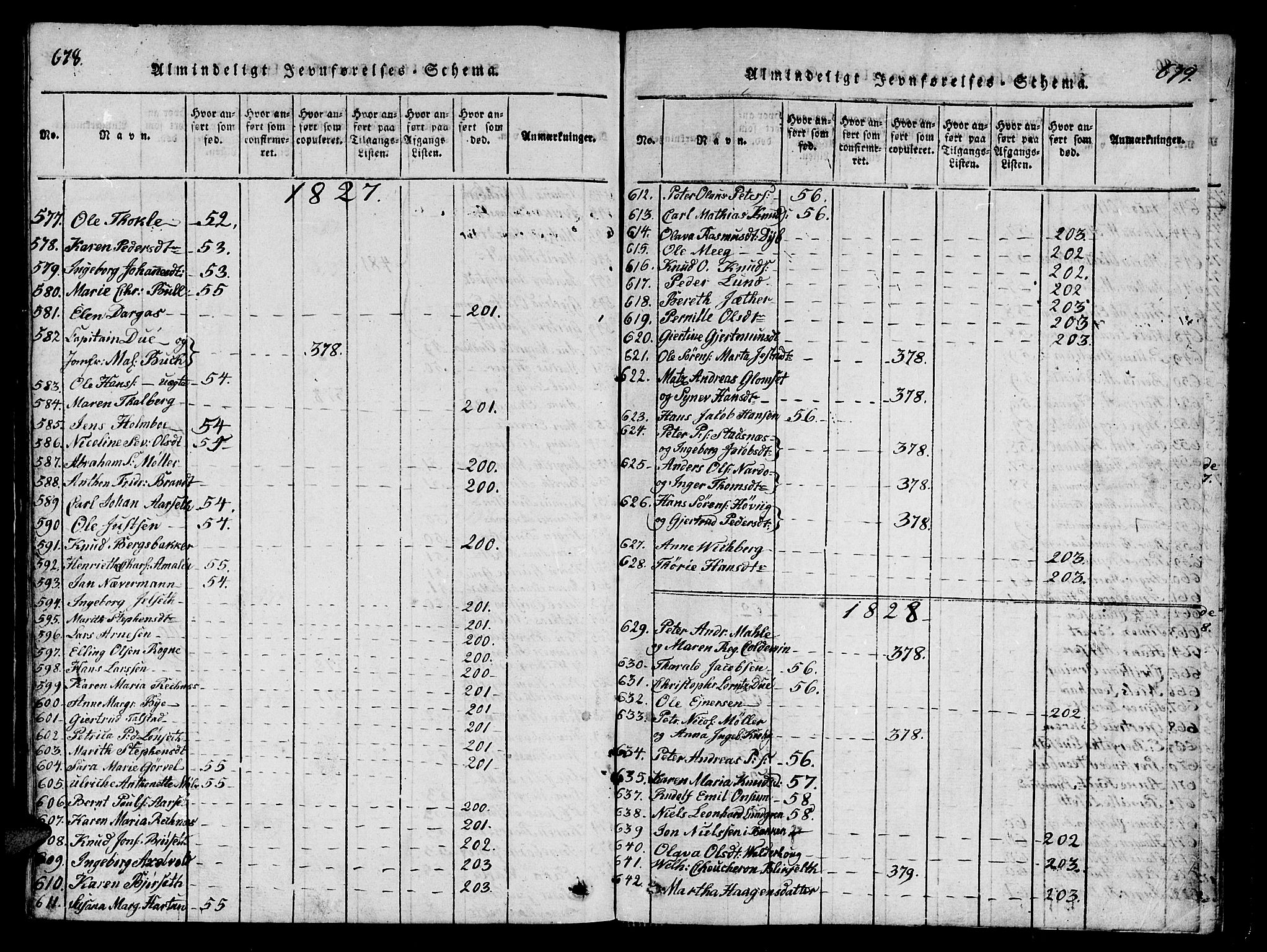 Ministerialprotokoller, klokkerbøker og fødselsregistre - Møre og Romsdal, AV/SAT-A-1454/558/L0700: Klokkerbok nr. 558C01, 1818-1868, s. 678-679