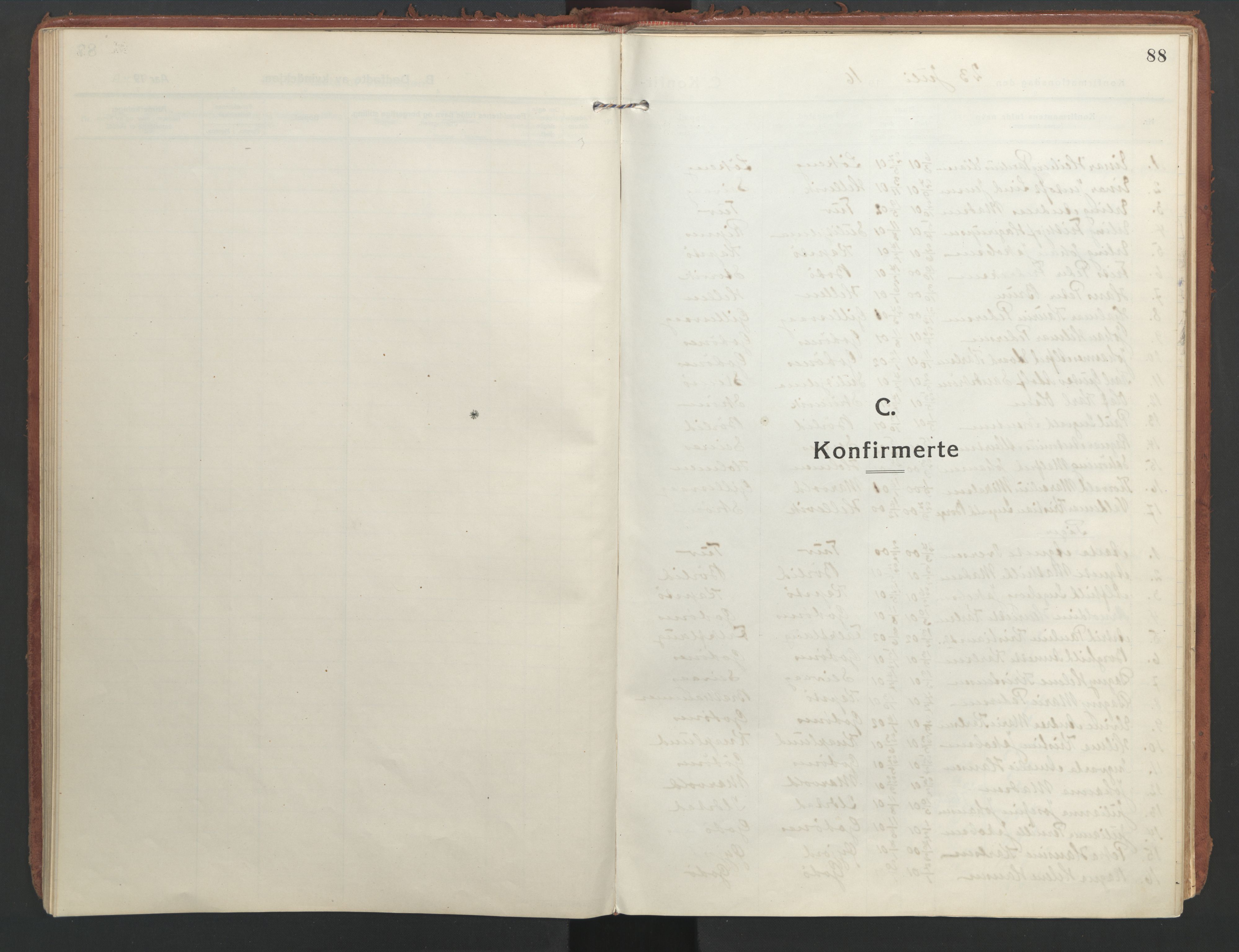 Ministerialprotokoller, klokkerbøker og fødselsregistre - Nordland, AV/SAT-A-1459/804/L0086: Ministerialbok nr. 804A07, 1916-1935, s. 88