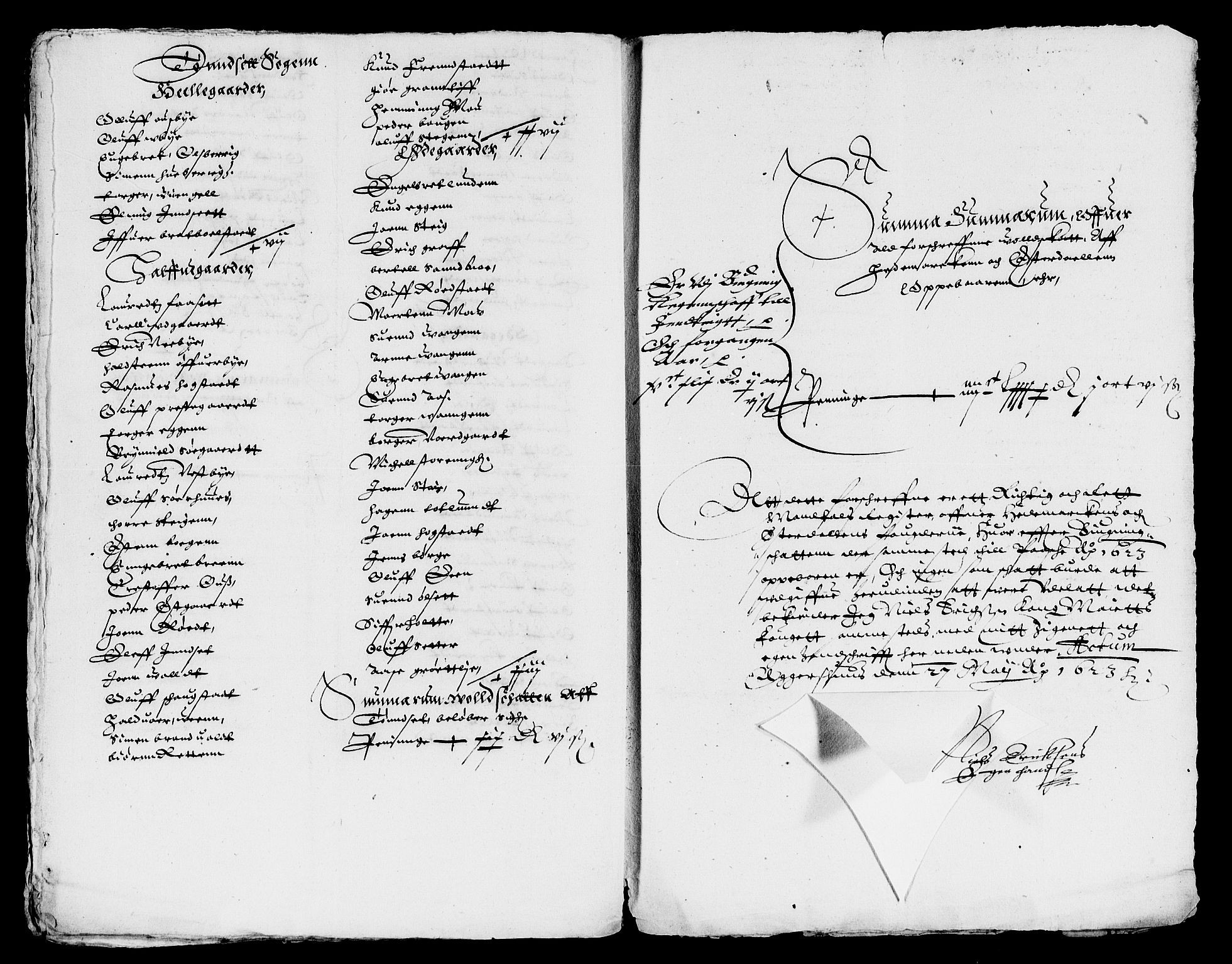 Rentekammeret inntil 1814, Reviderte regnskaper, Lensregnskaper, AV/RA-EA-5023/R/Rb/Rba/L0067: Akershus len, 1623-1624