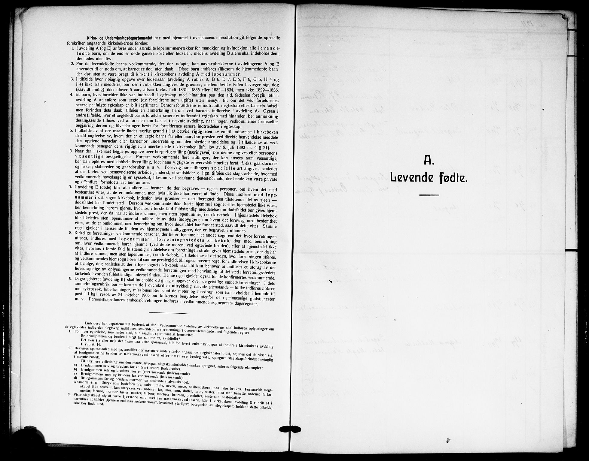 Lier kirkebøker, SAKO/A-230/G/Gb/L0003: Klokkerbok nr. II 3, 1911-1919