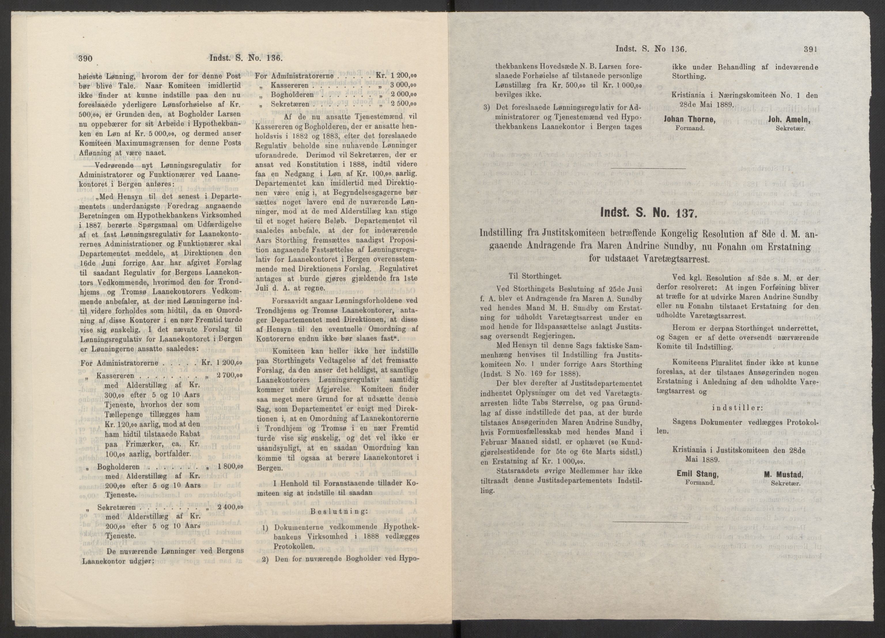 Landbruksdepartementet, Kontorer for reindrift og ferskvannsfiske, RA/S-1247/2/E/Eb/L0014: Lappekommisjonen, 1885-1890, s. 599